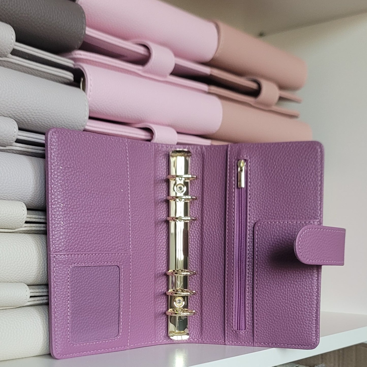 A6 Luxe Pebble Ring Binder