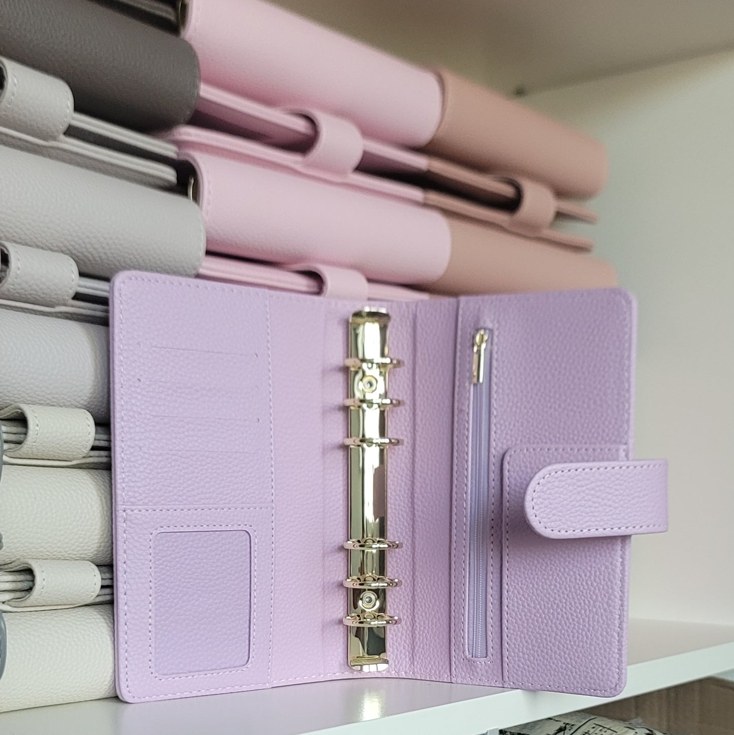 A6 Luxe Pebble Ring Binder