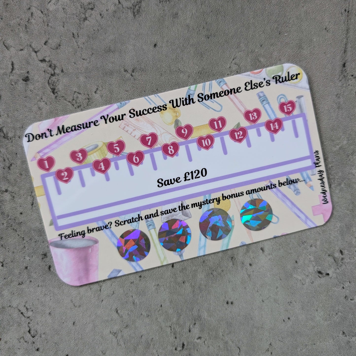 Don't Measure Your Success With Someone Else's Ruler Savings Challenge