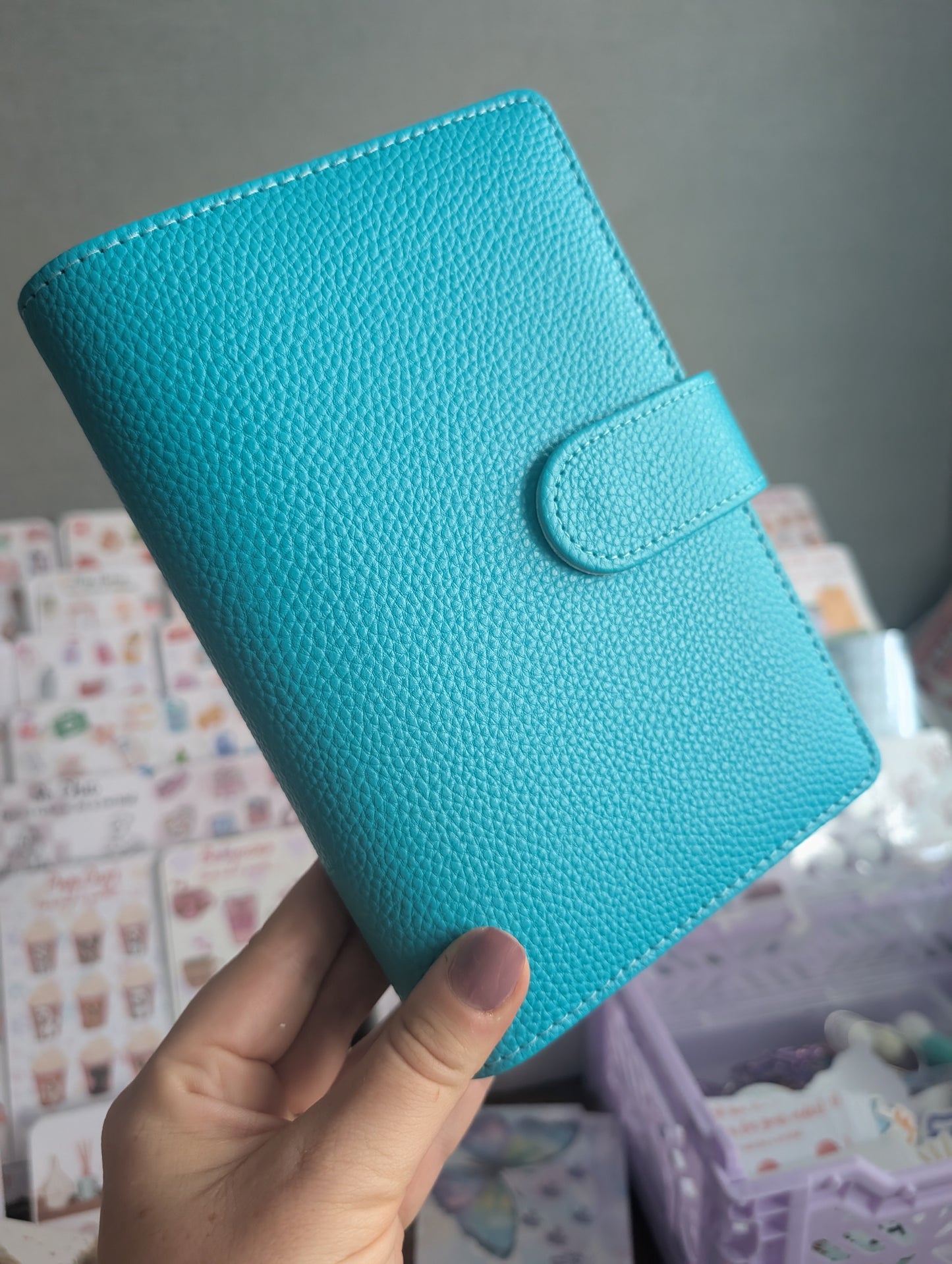 A6 Luxe Pebble Ring Binder