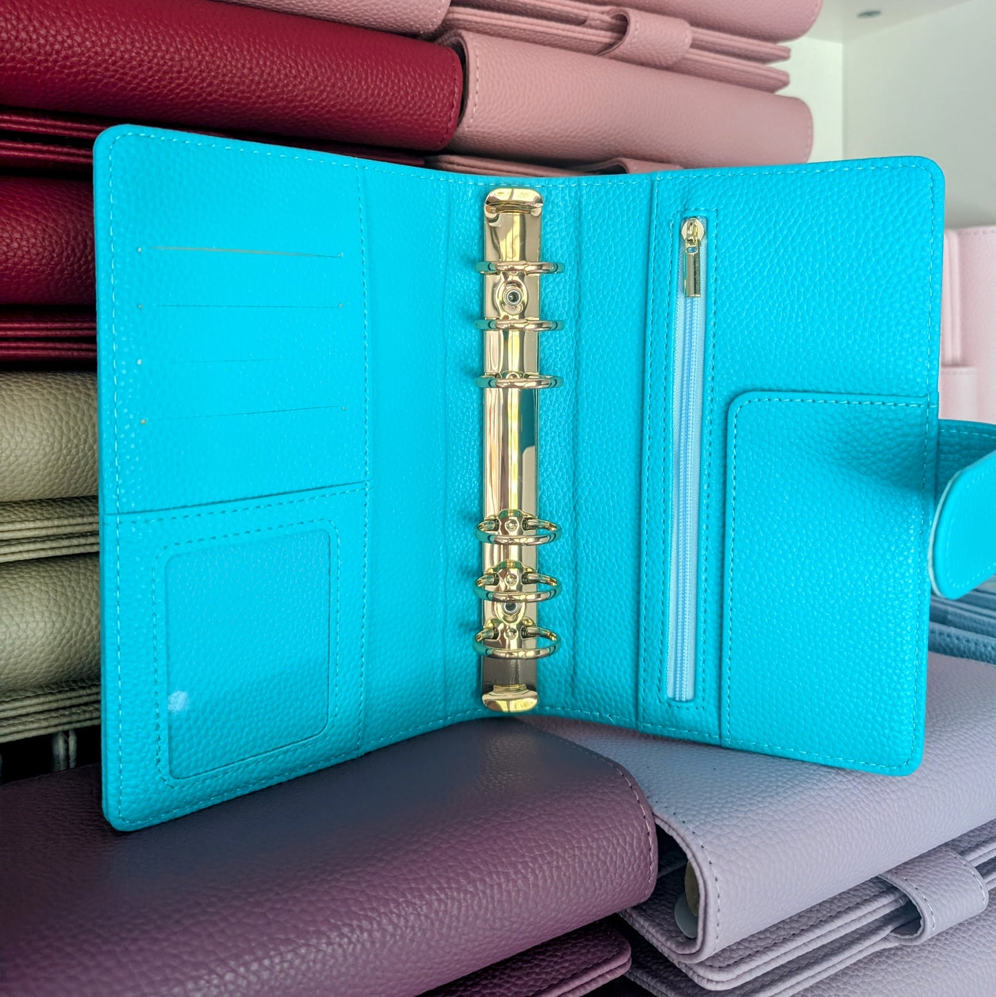 A6 Luxe Pebble Ring Binder