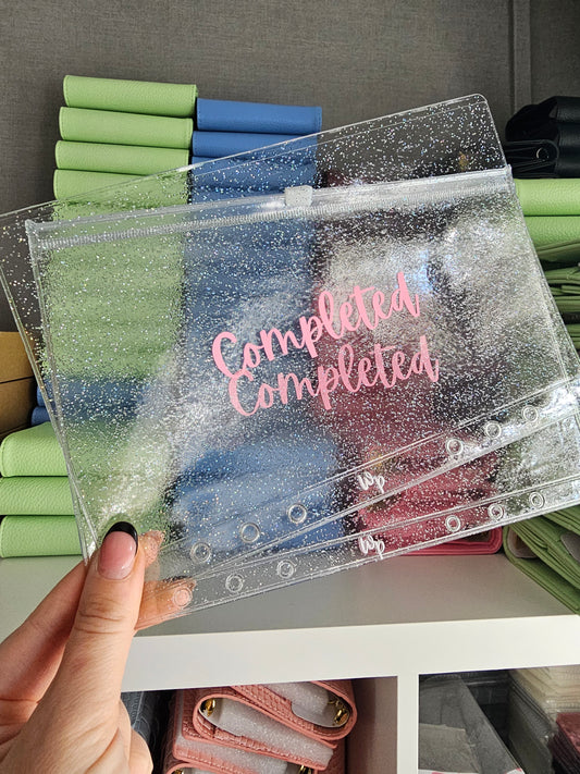 Completed Cash Envelope Clear Sparkle