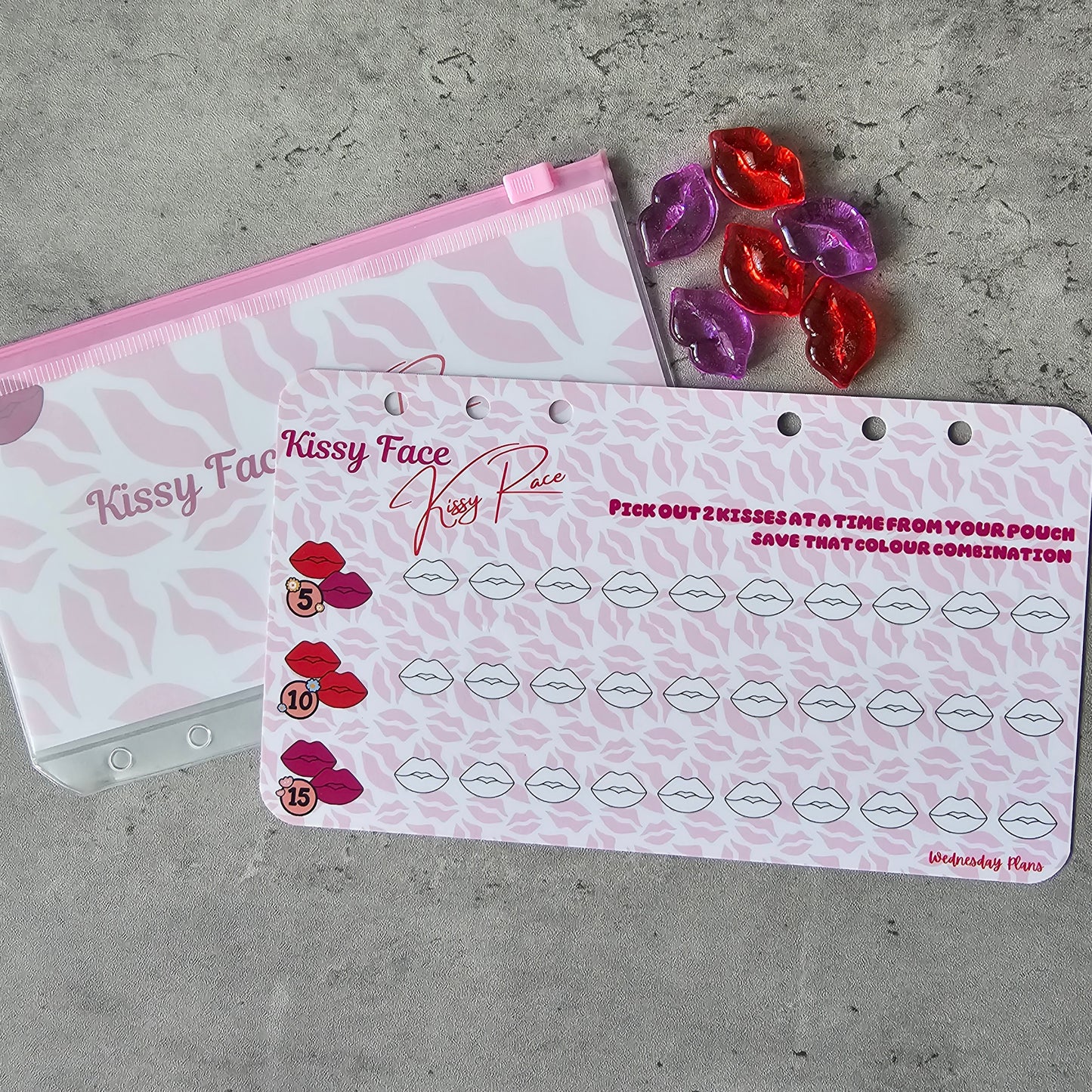 Kissy Face Kissy Race Savings Game