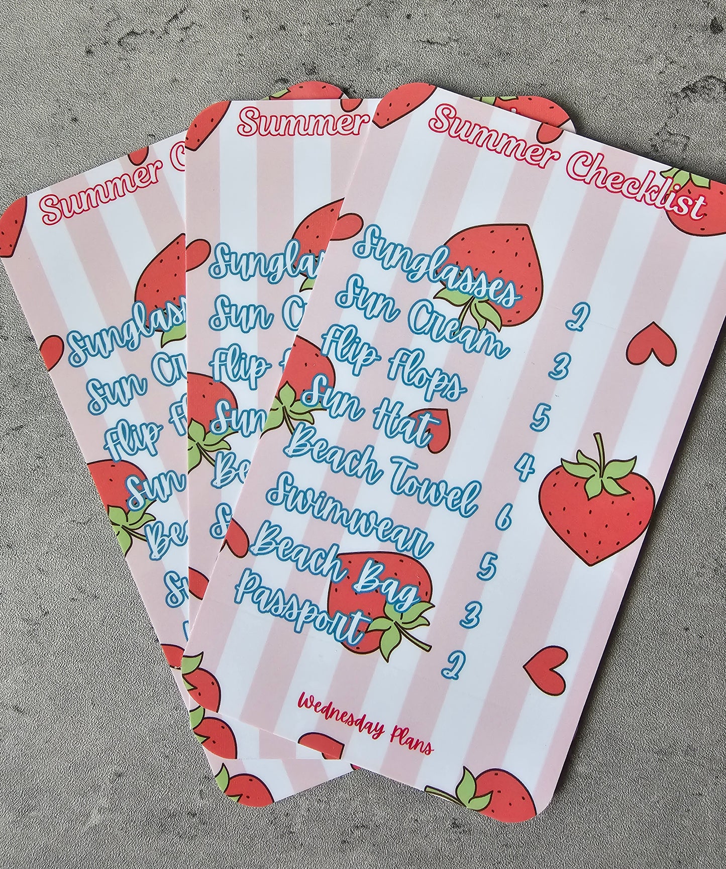 Summer Checklist Savings Tracker