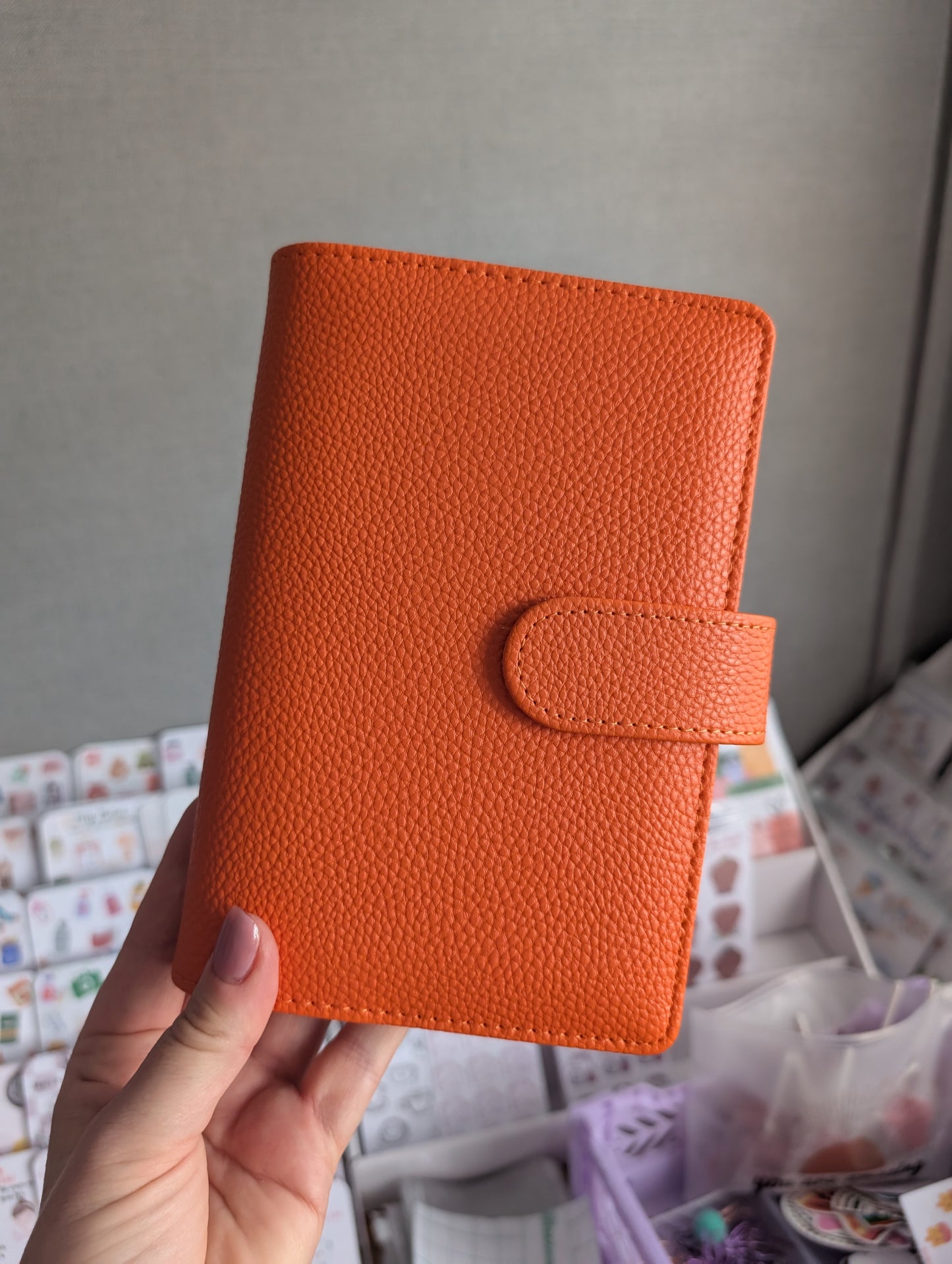 A6 Luxe Pebble Ring Binder