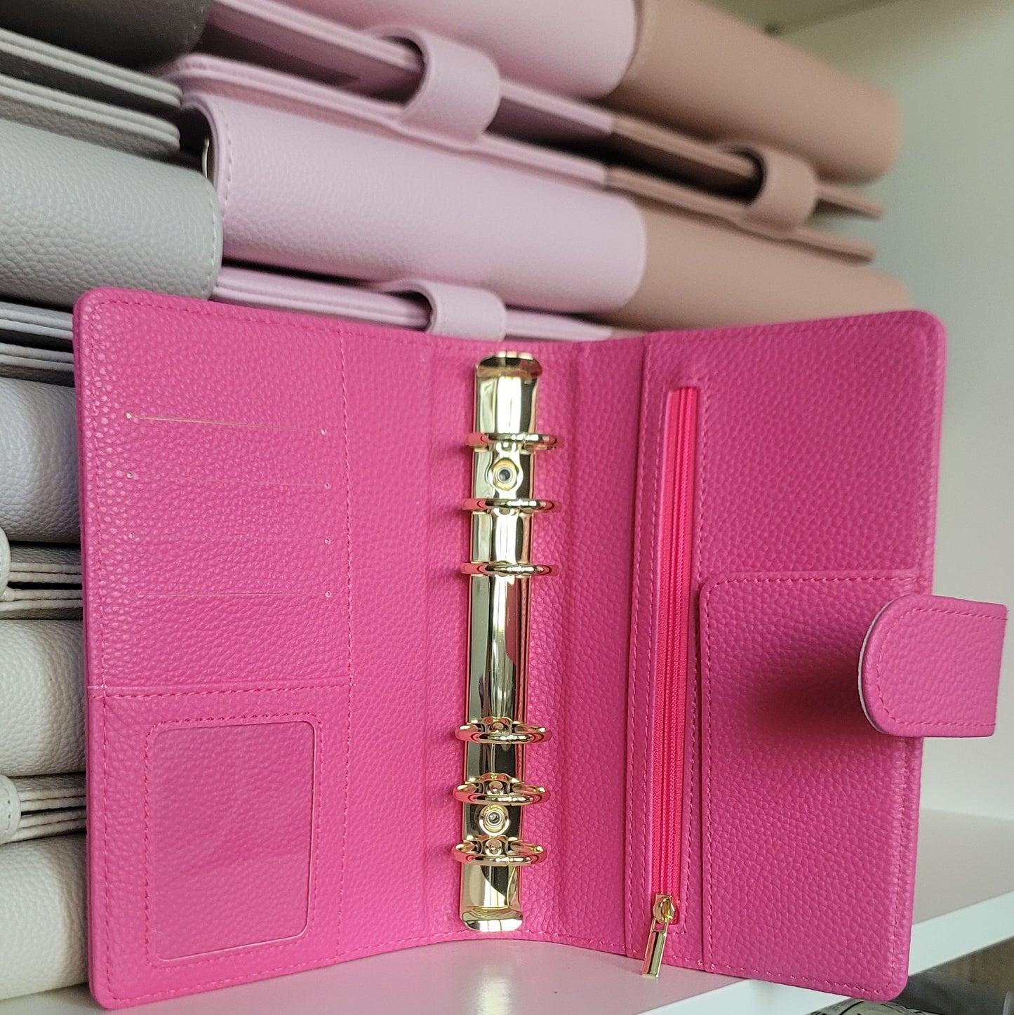 A6 Luxe Pebble Ring Binder