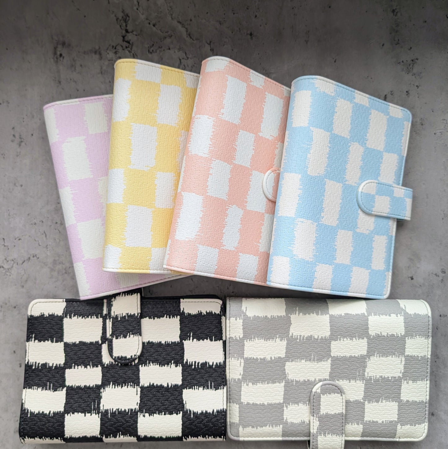 Checkered A6 Ring Binder