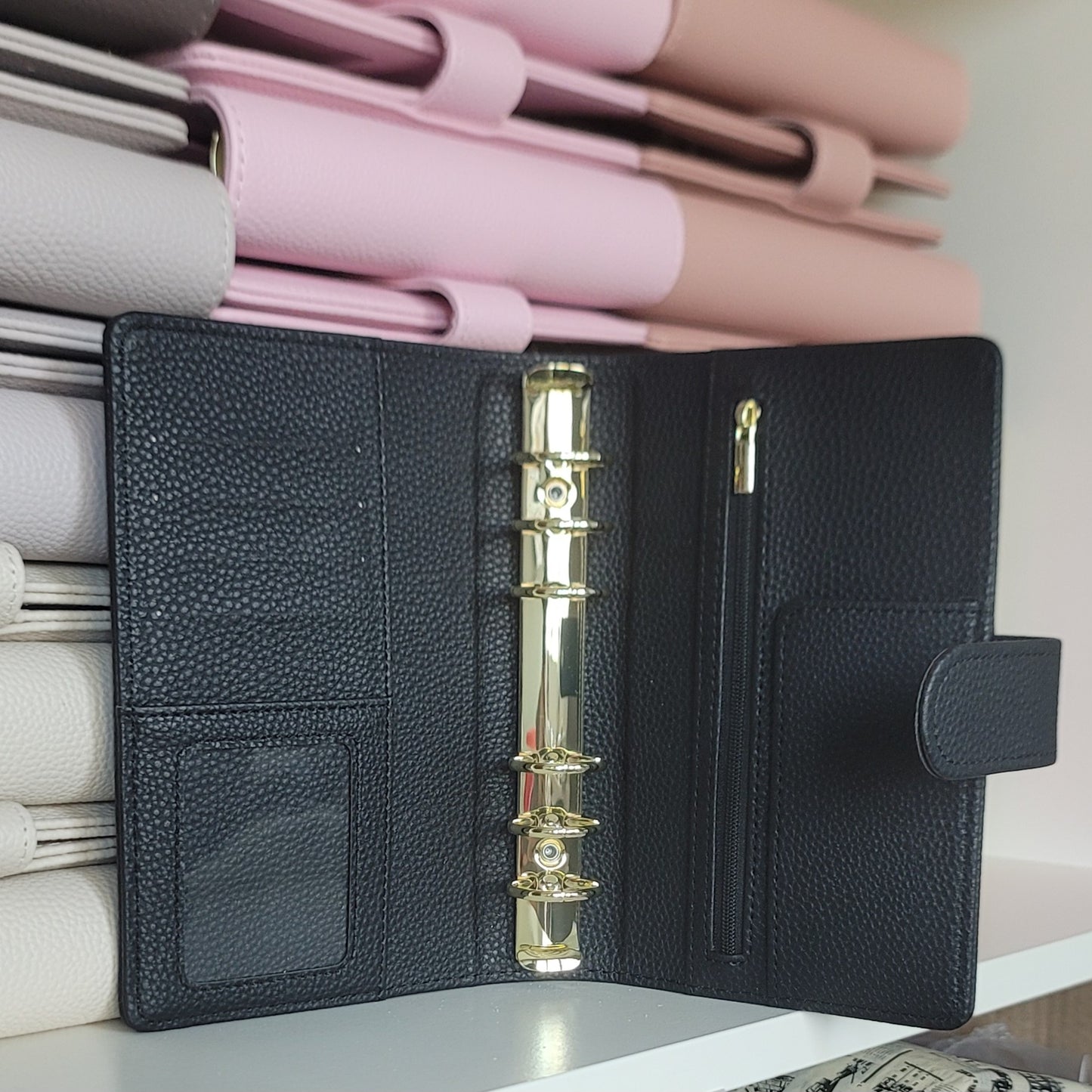 A6 Luxe Pebble Ring Binder