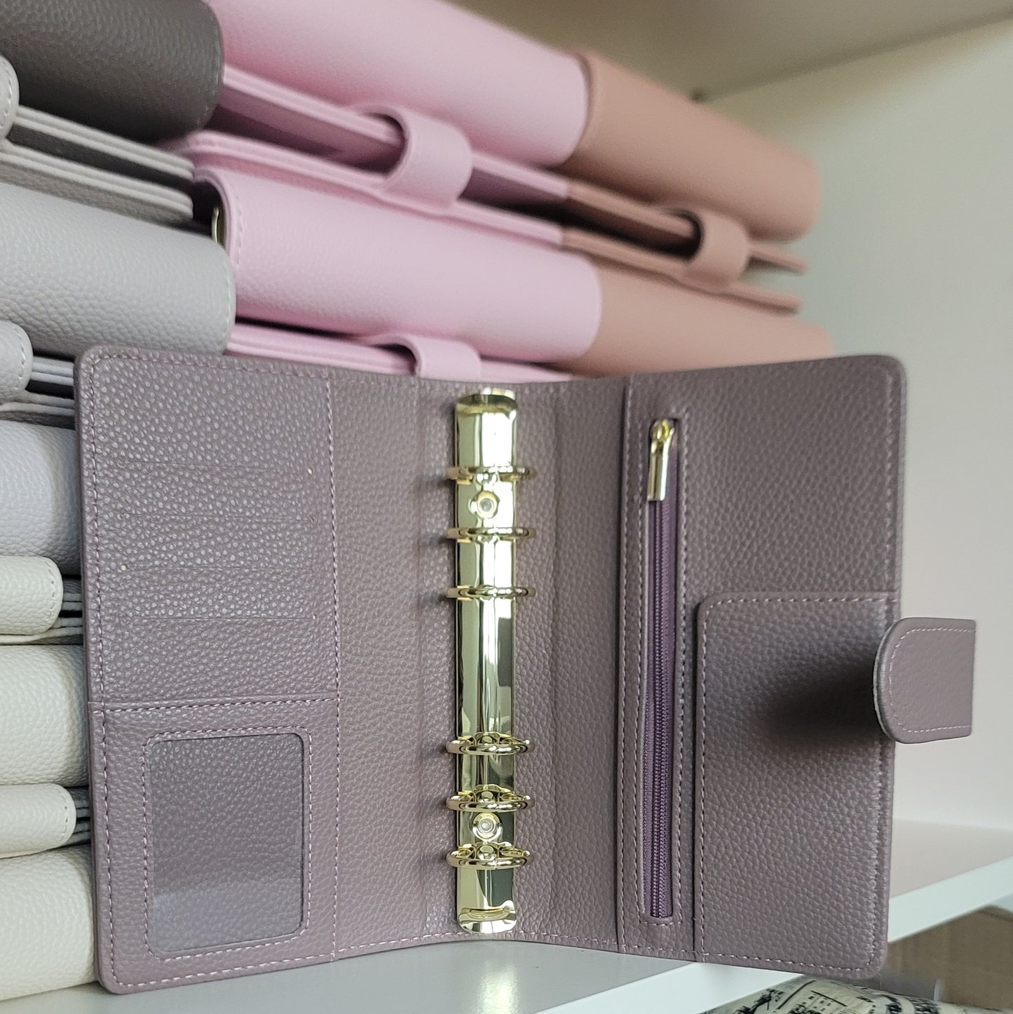 A6 Luxe Pebble Ring Binder