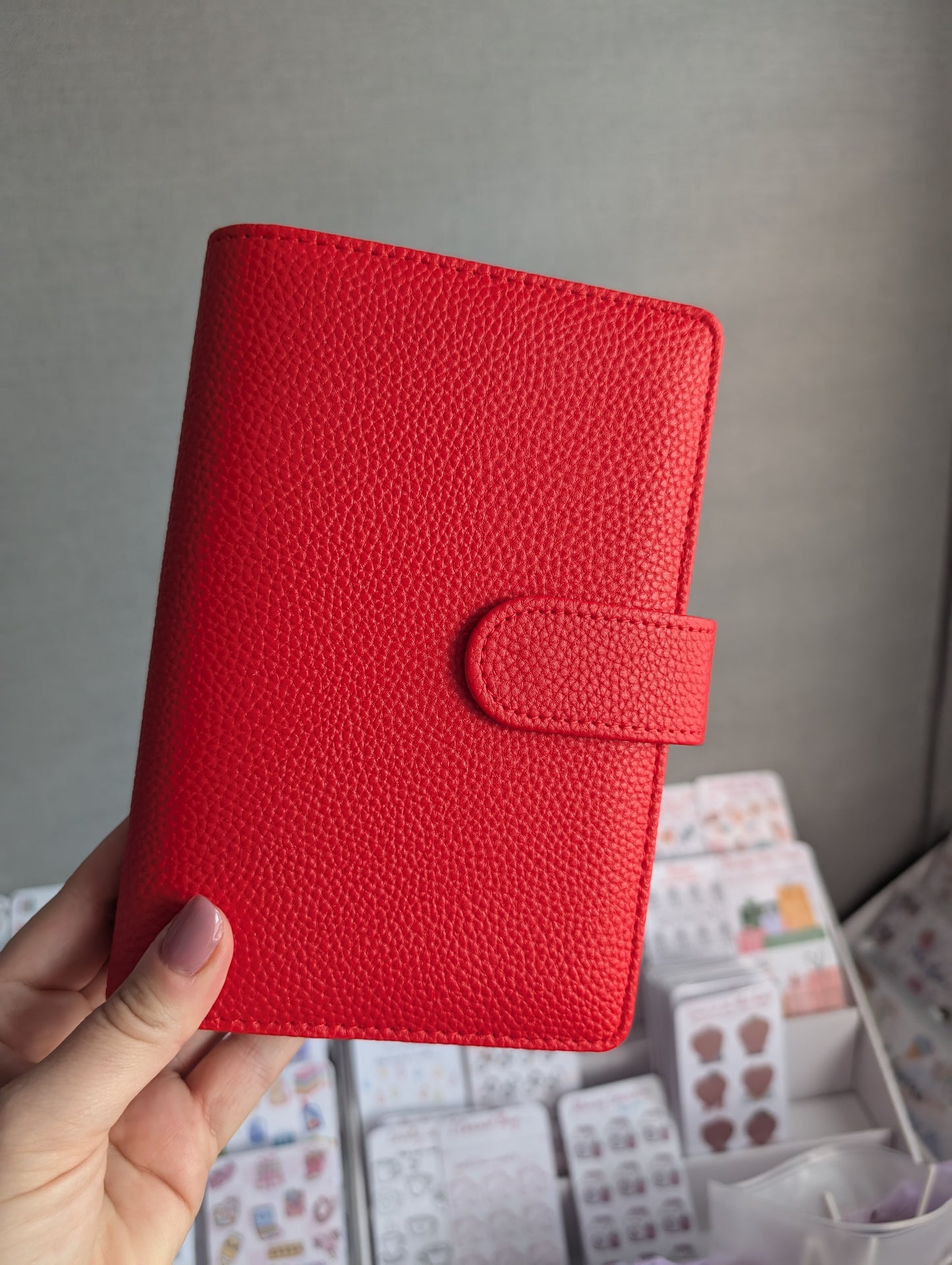 A6 Luxe Pebble Ring Binder