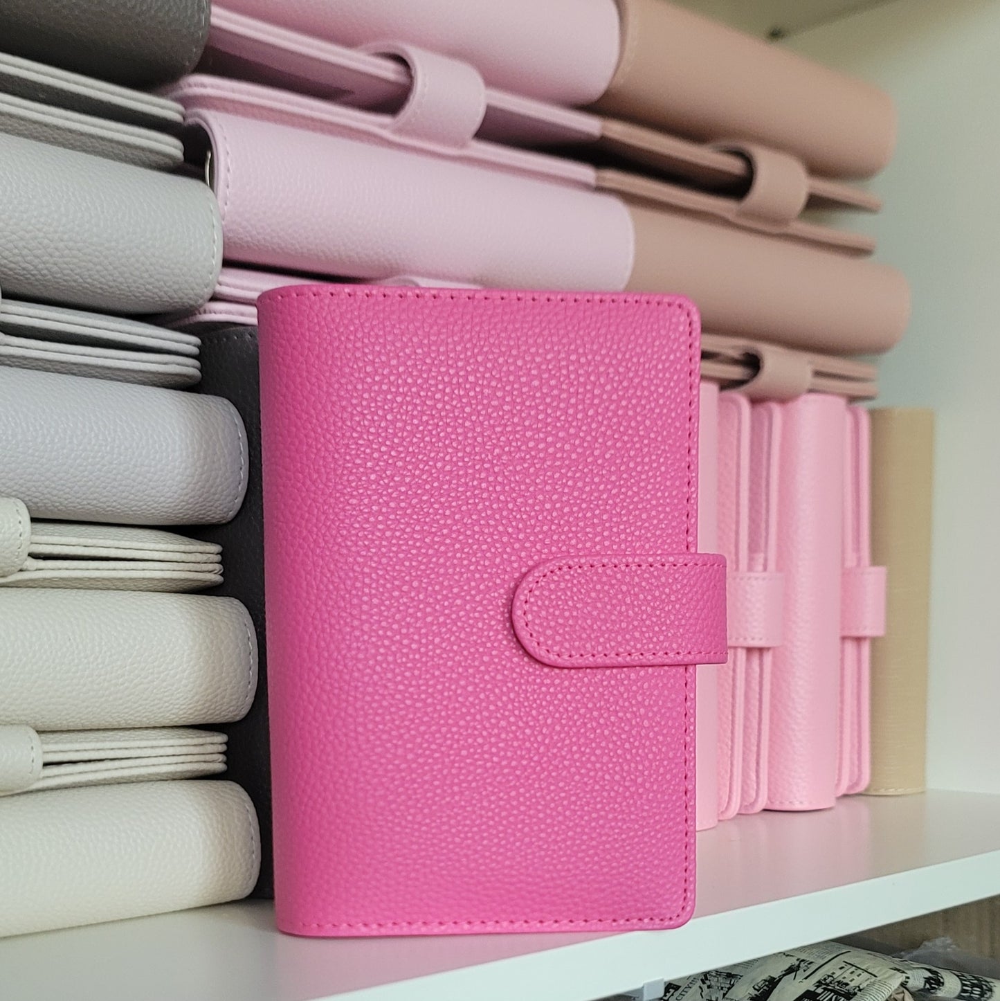 A6 Luxe Pebble Ring Binder