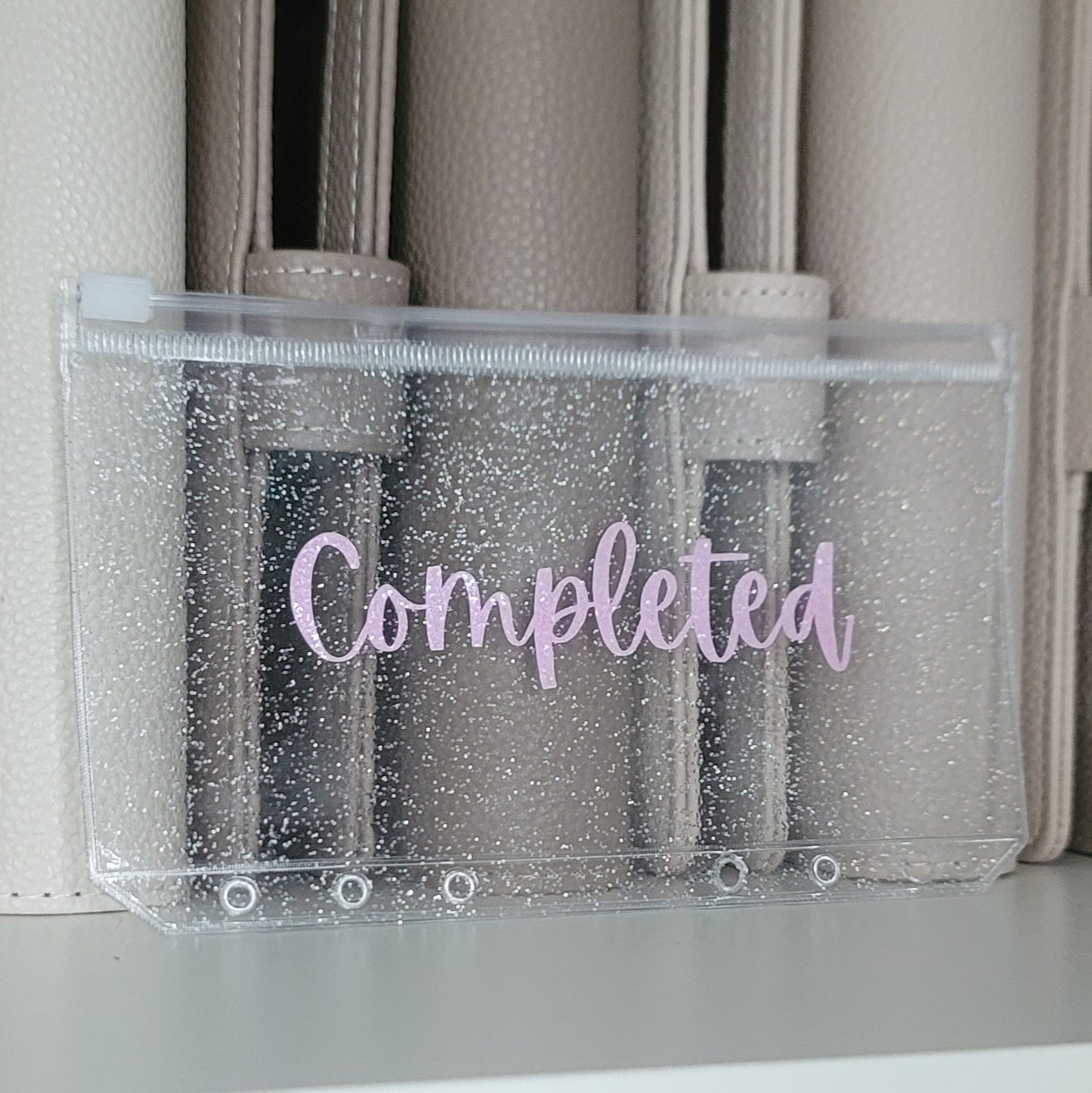 COMPLETED Sparkle A6 Zip Envelope