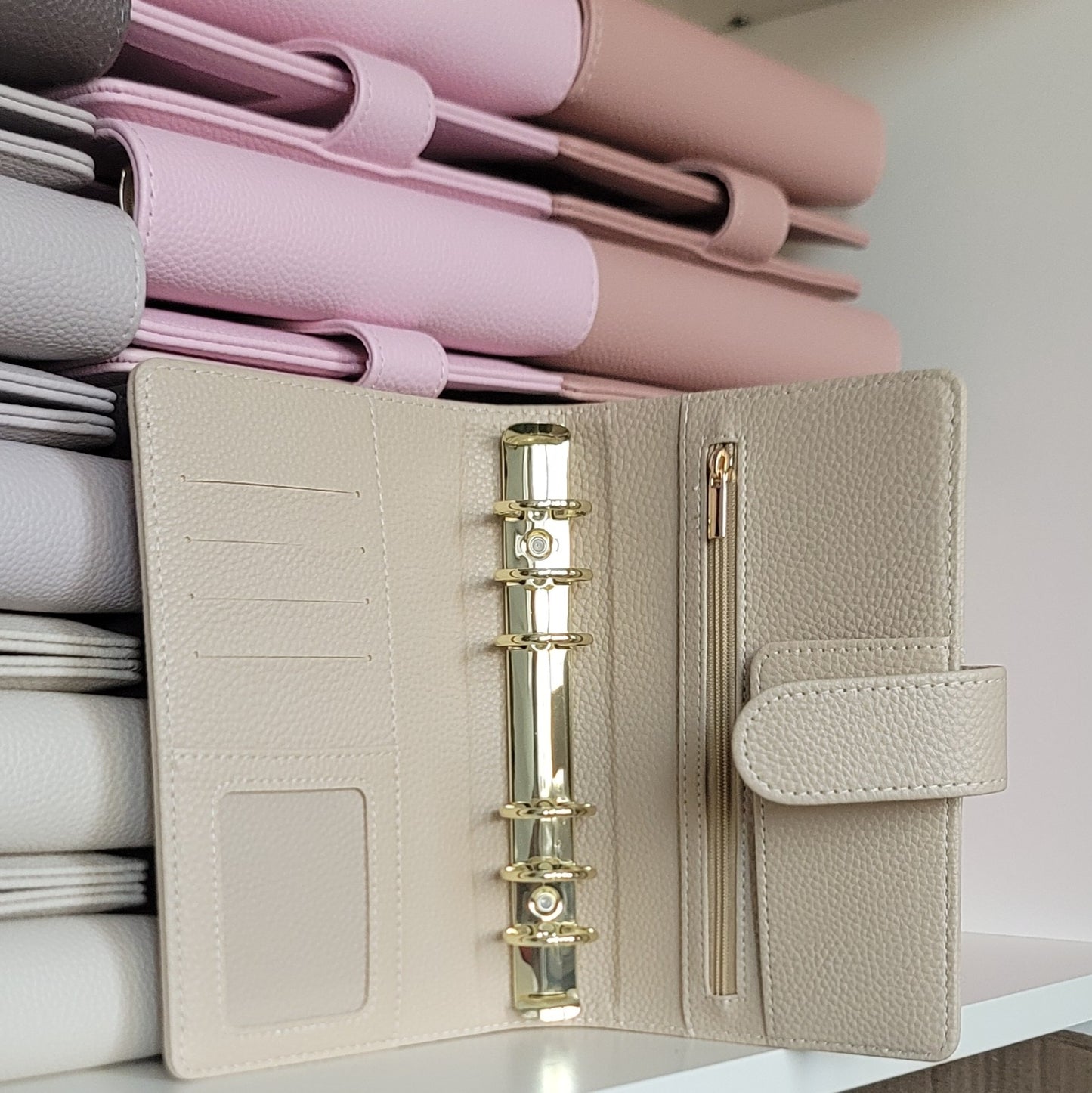 A6 Luxe Pebble Ring Binder