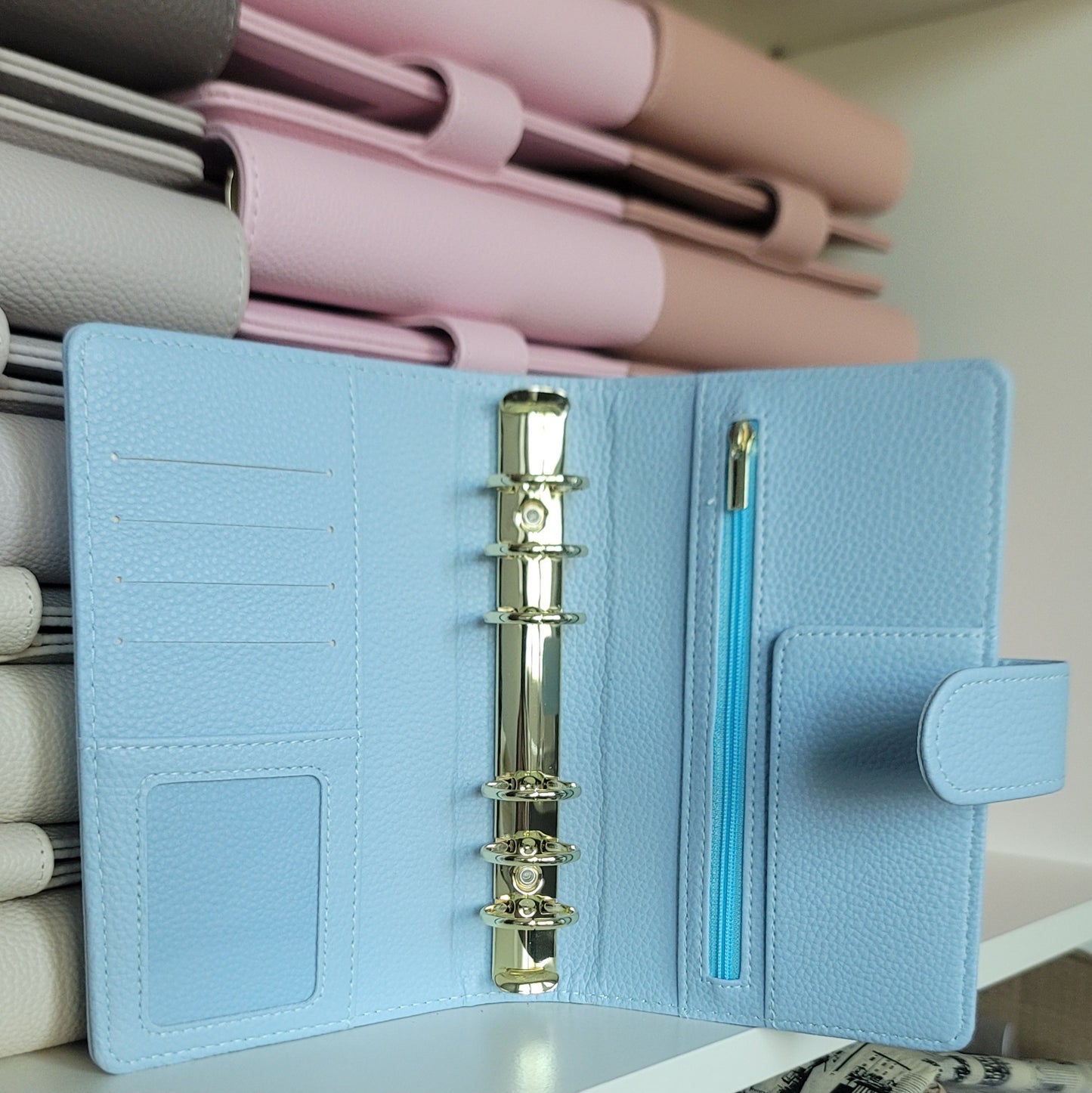 A6 Luxe Pebble Ring Binder