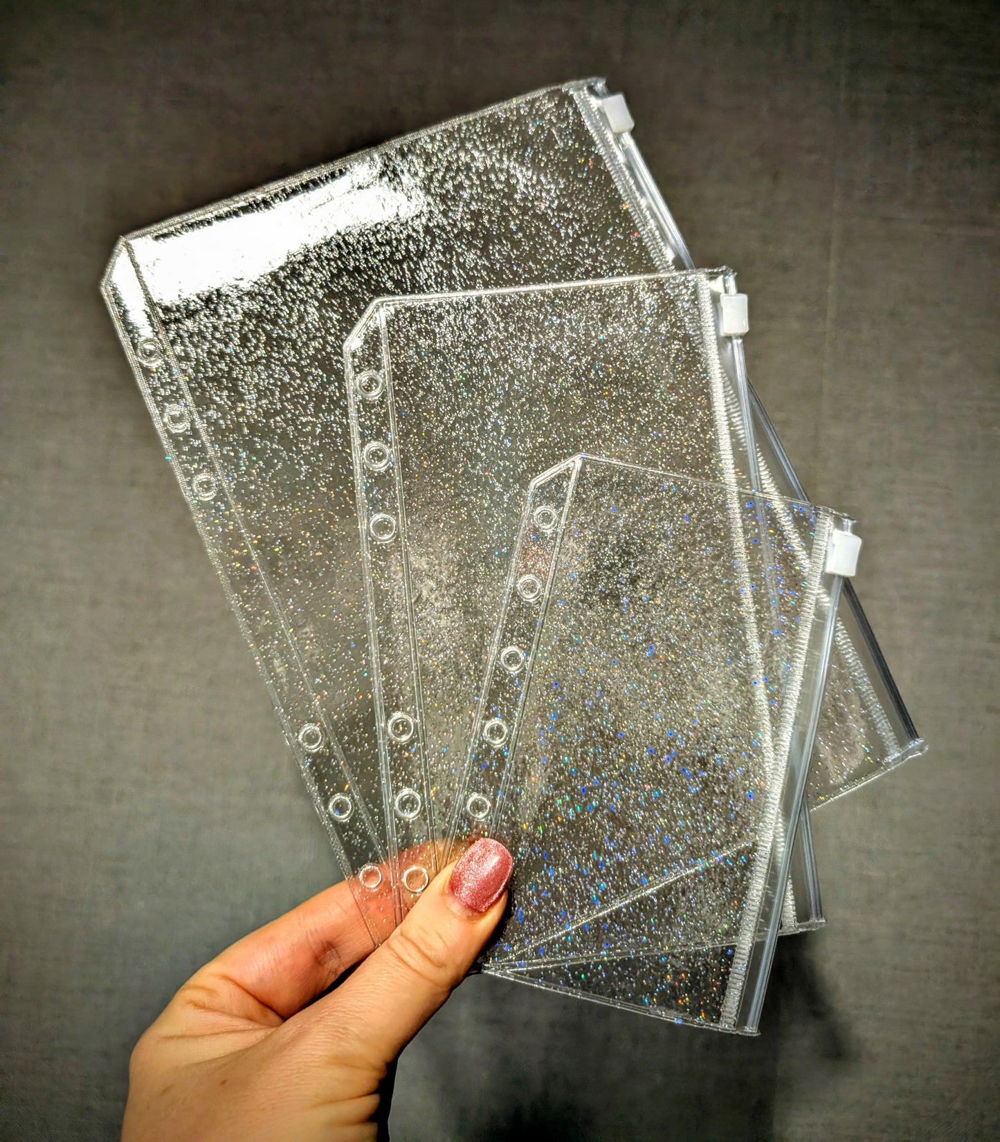 WP Sparkle ZIPPED Envelopes - A7 A6 A5