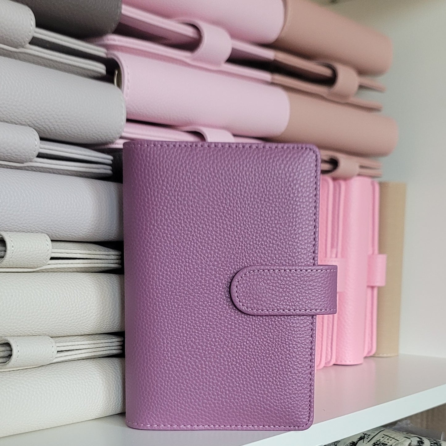 A6 Luxe Pebble Ring Binder