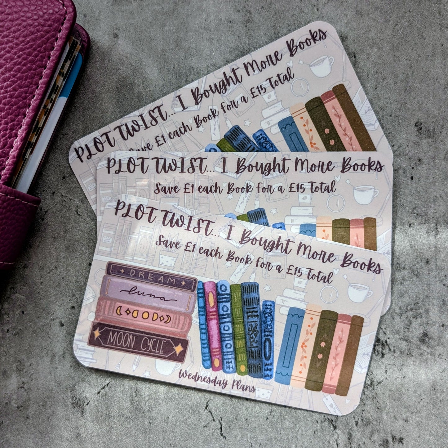 Plot Twist..I Bought More Books Savings Tracker