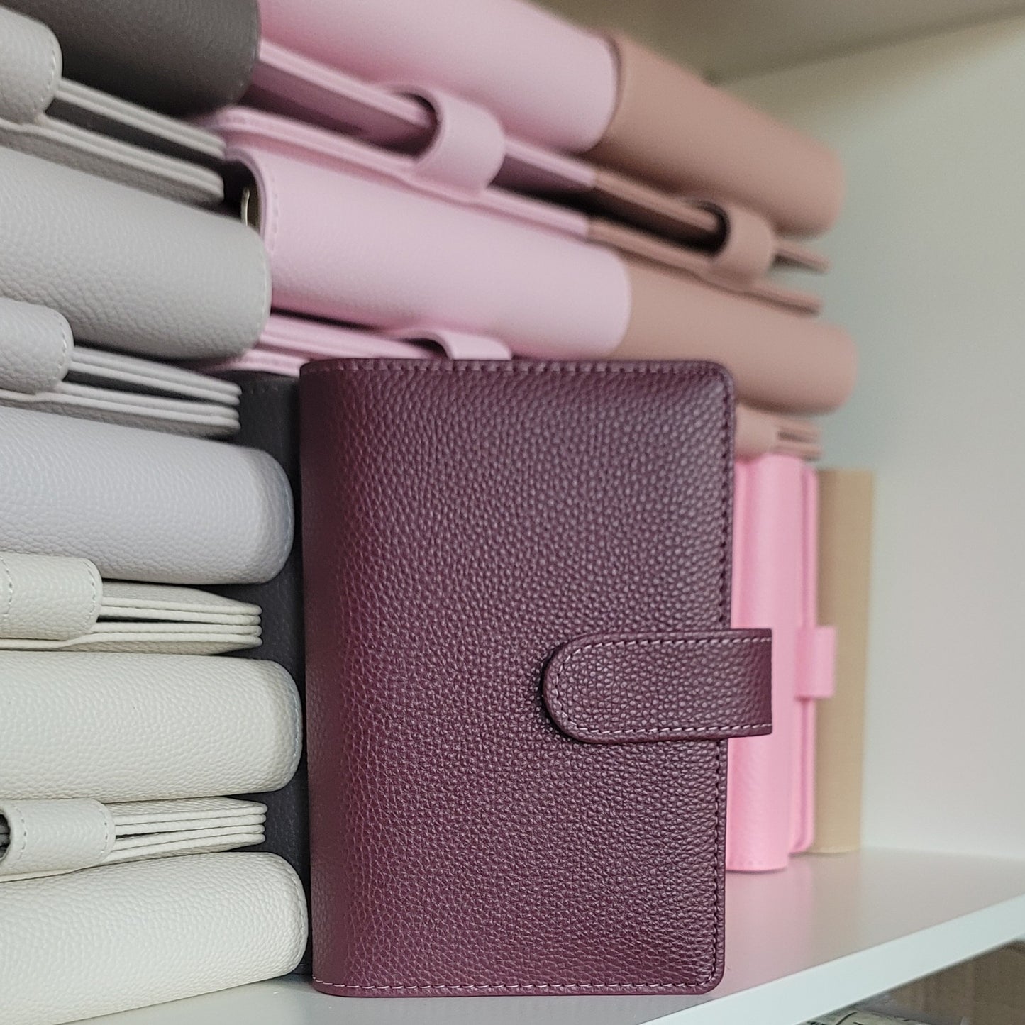A6 Luxe Pebble Ring Binder