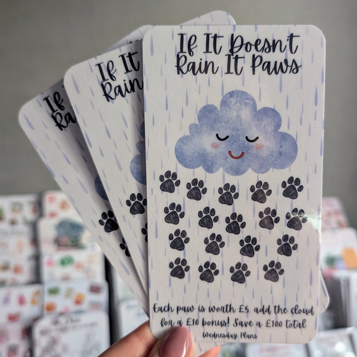 If if doesn't rain it paws Savings Challenge