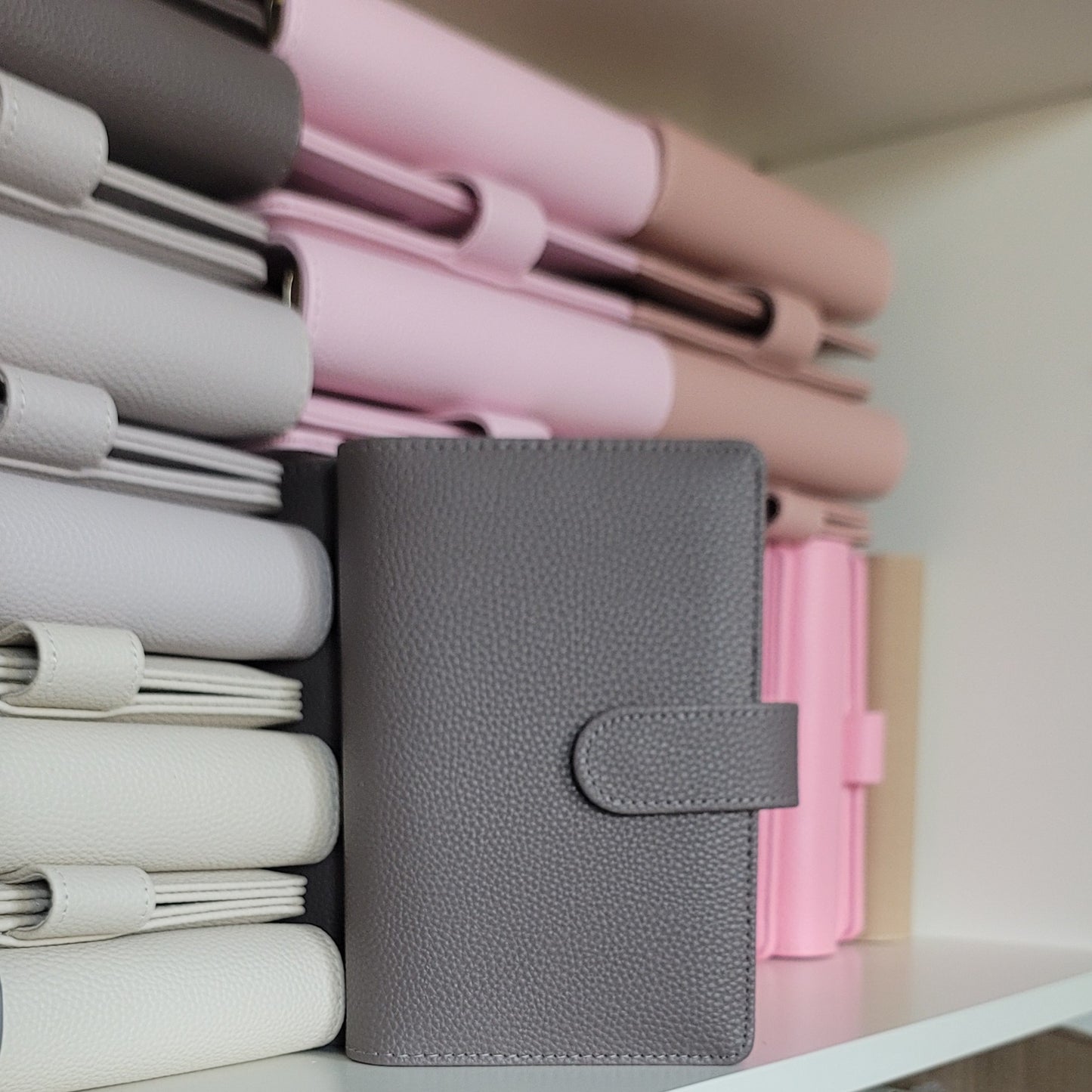 A6 Luxe Pebble Ring Binder
