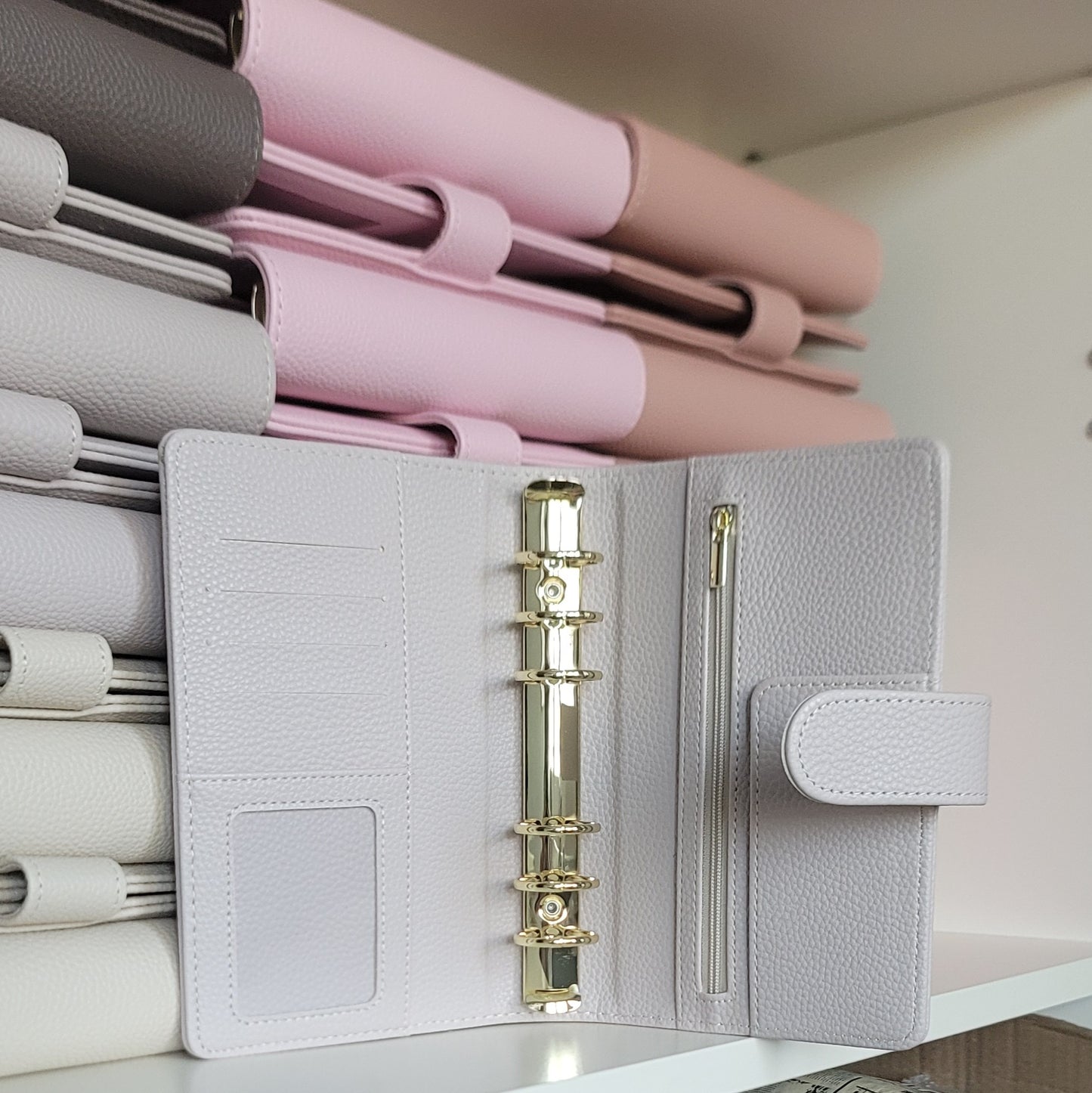 A6 Luxe Pebble Ring Binder