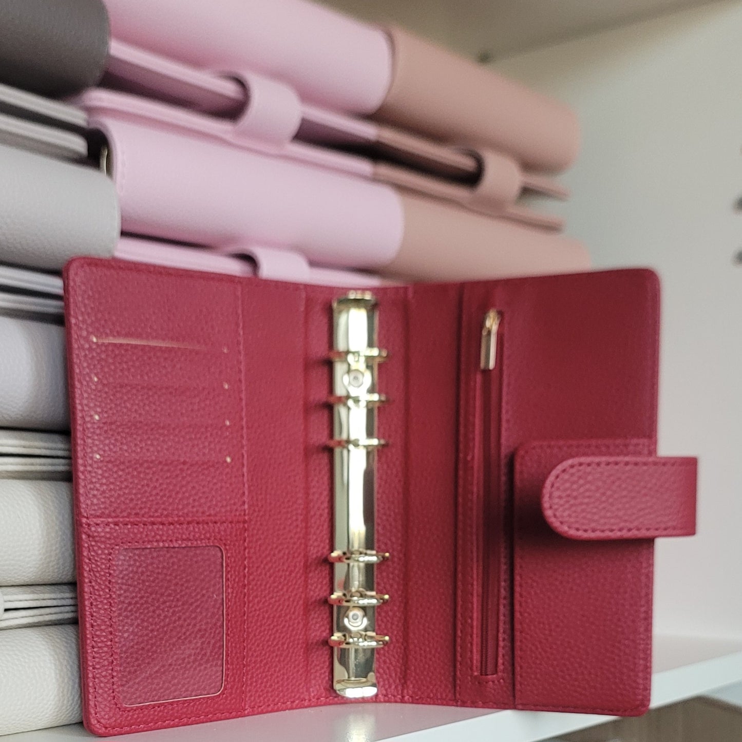 A6 Luxe Pebble Ring Binder