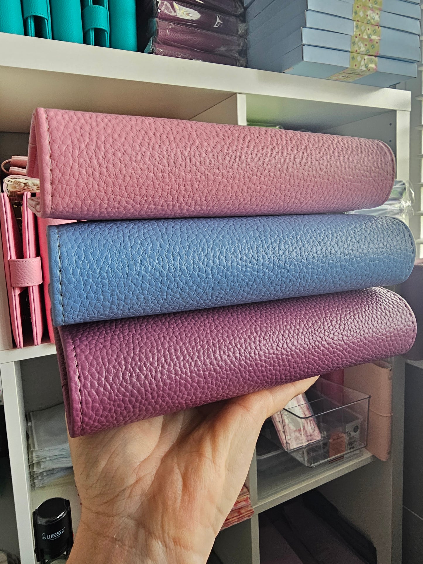 SAVANNA- A6 Luxe Pebble Ring Binder
