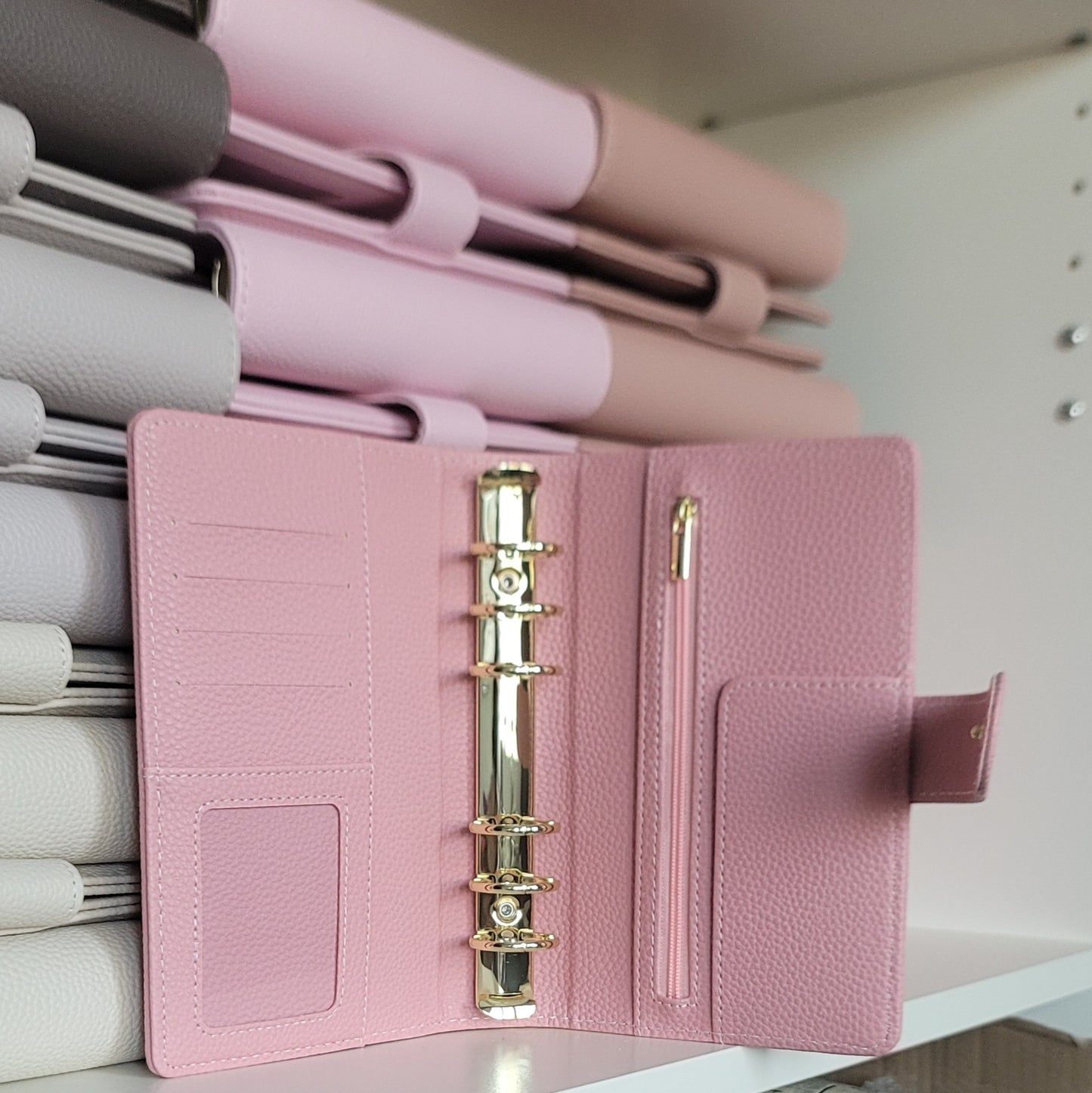 A6 Luxe Pebble Ring Binder