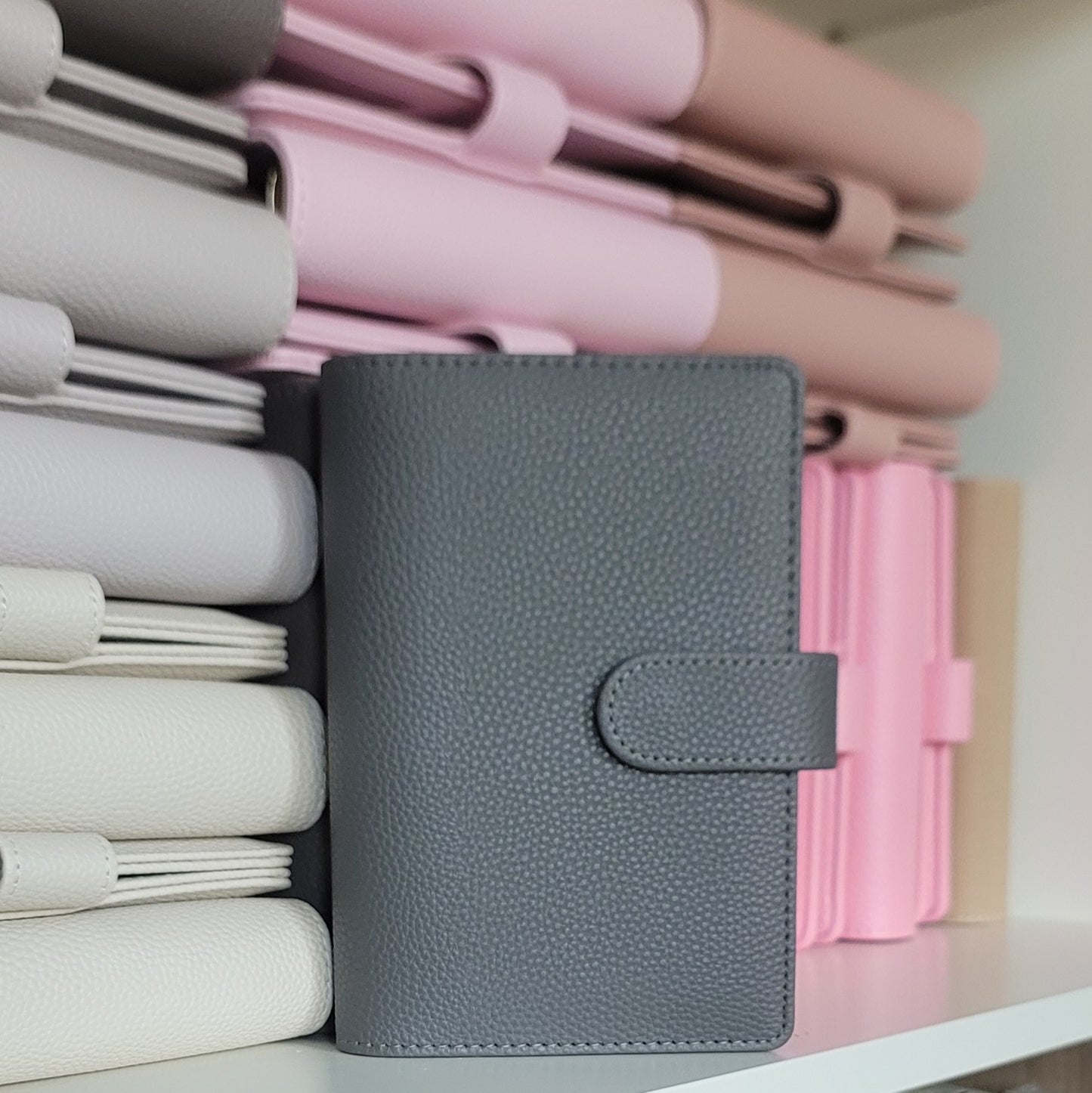 A6 Luxe Pebble Ring Binder