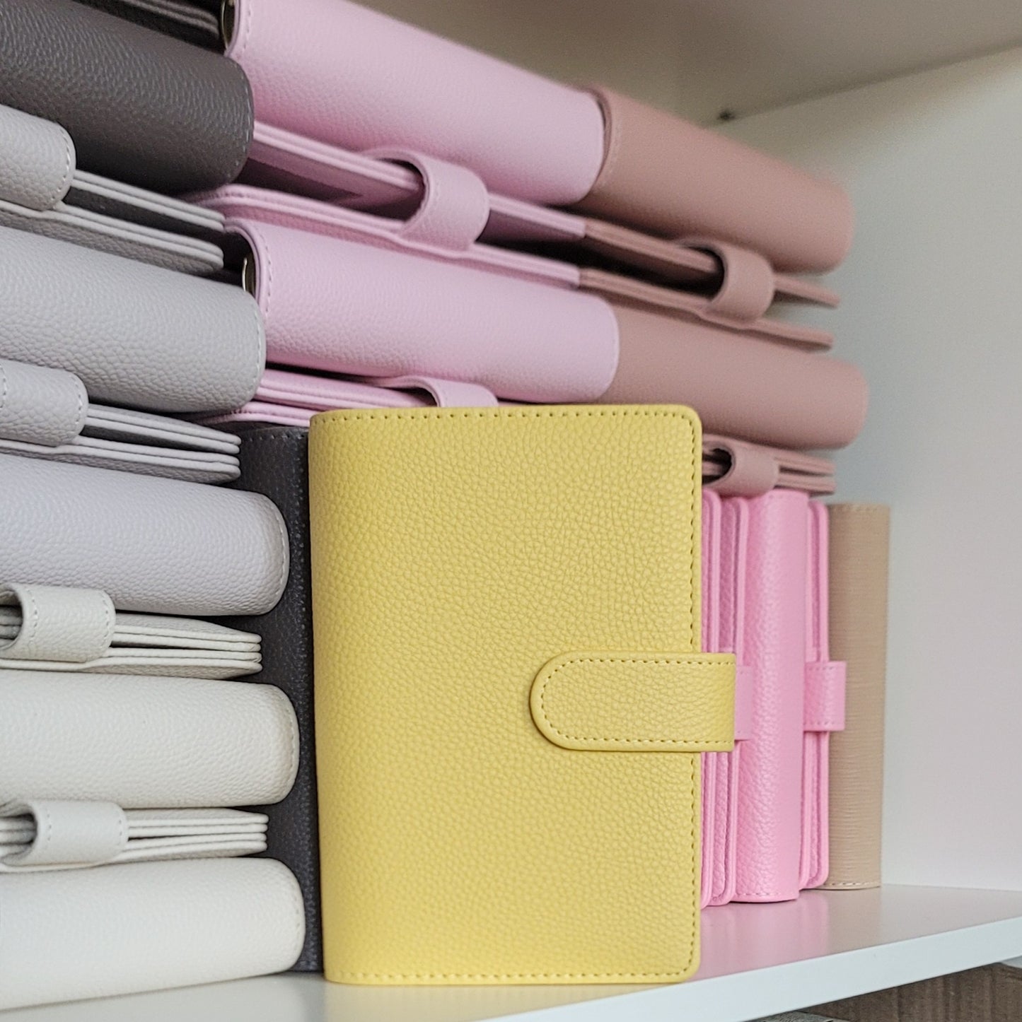 A6 Luxe Pebble Ring Binder