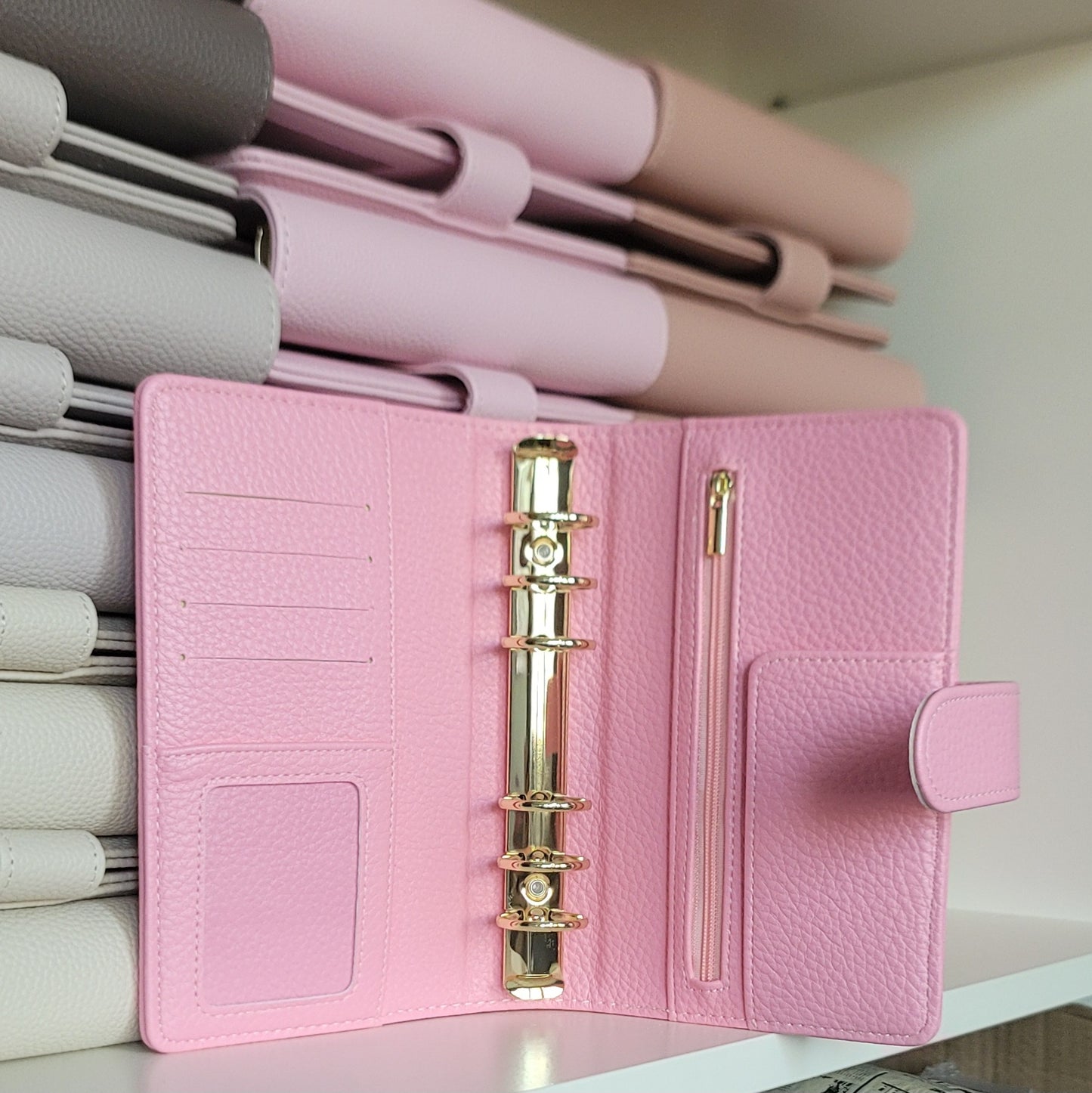 A6 Luxe Pebble Ring Binder