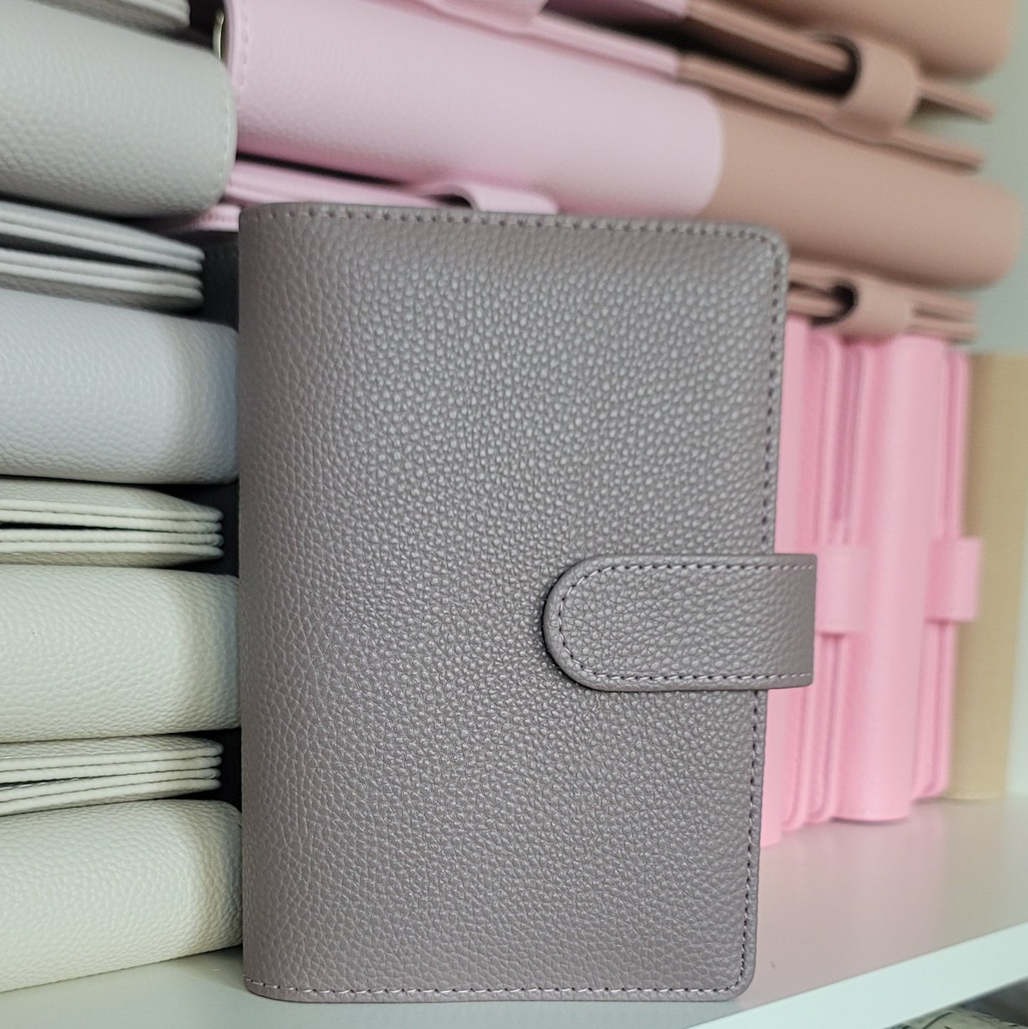 A6 Luxe Pebble Ring Binder