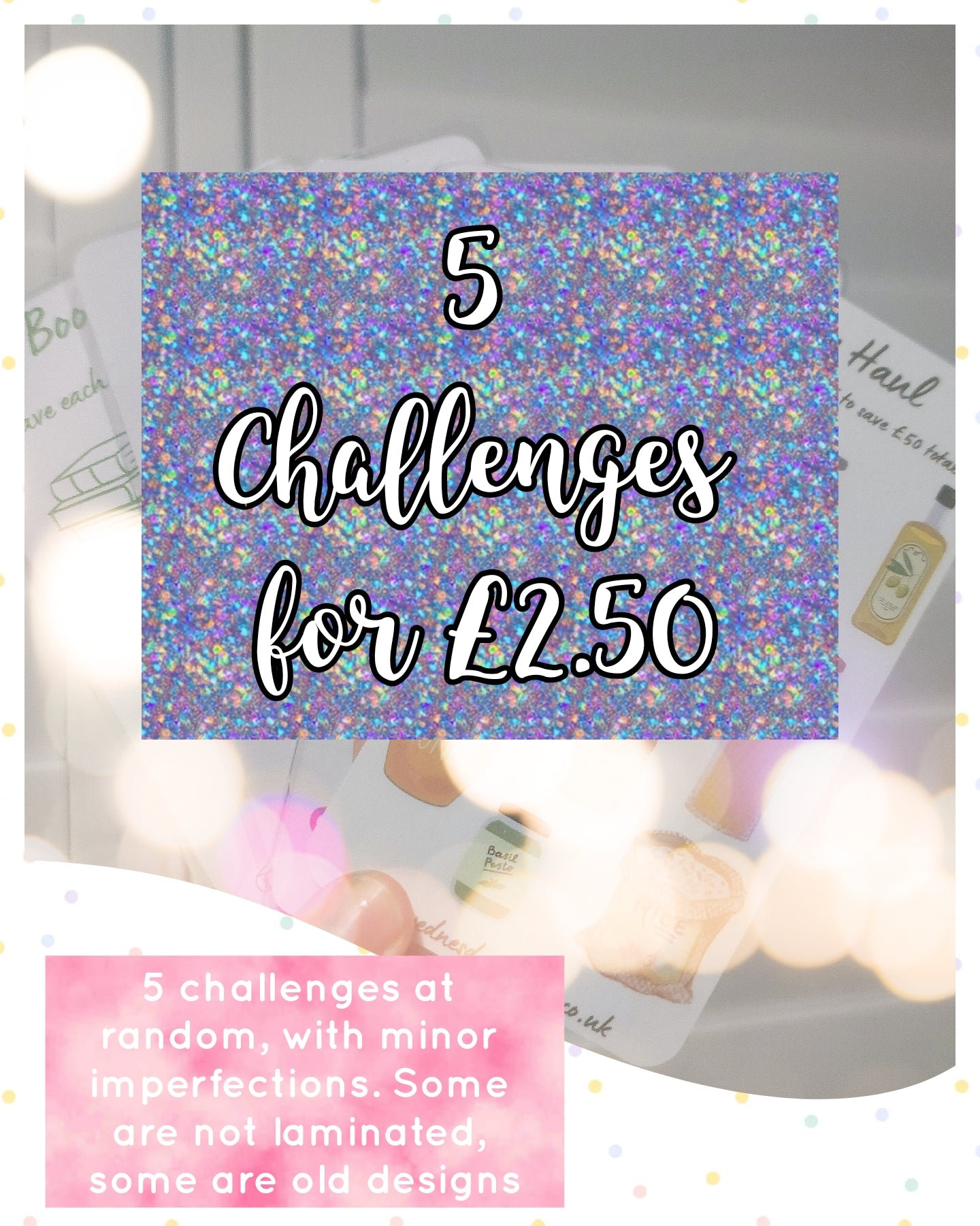 5 IMPERFECT Savings Challenges Bundle