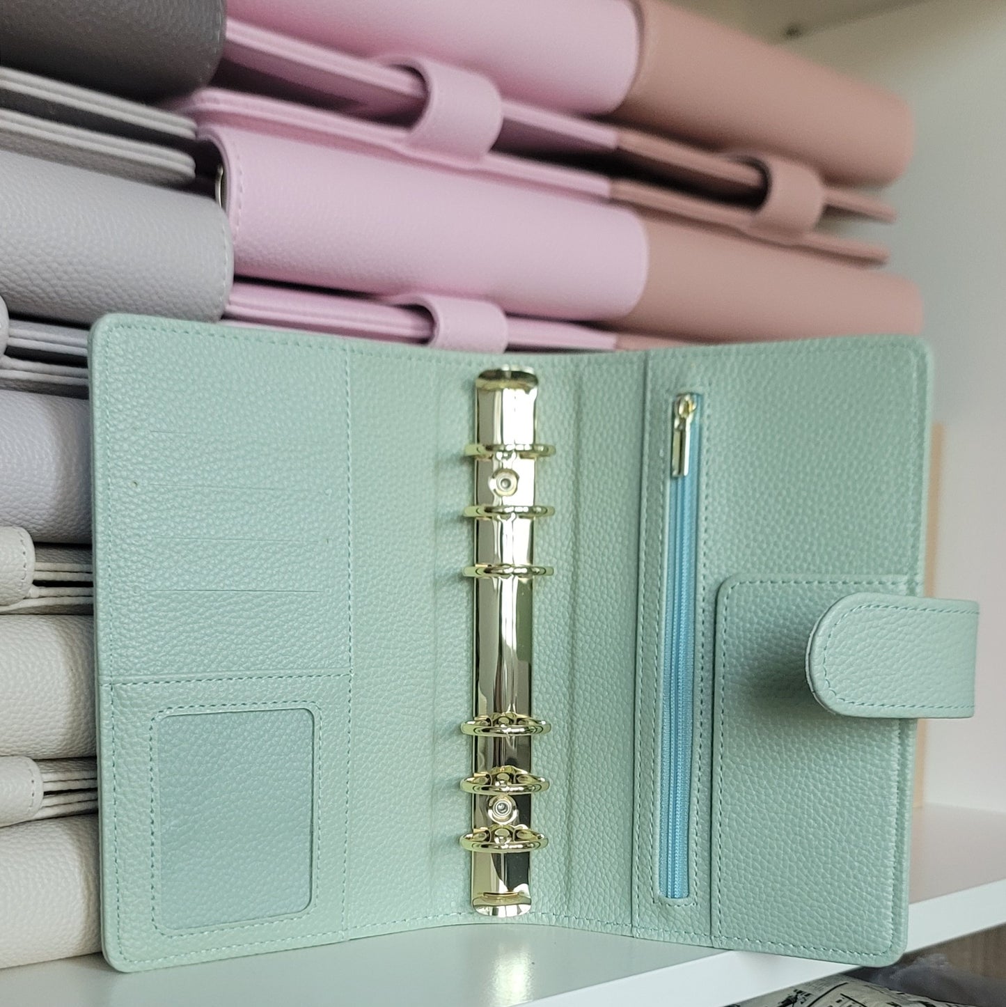 A6 Luxe Pebble Ring Binder