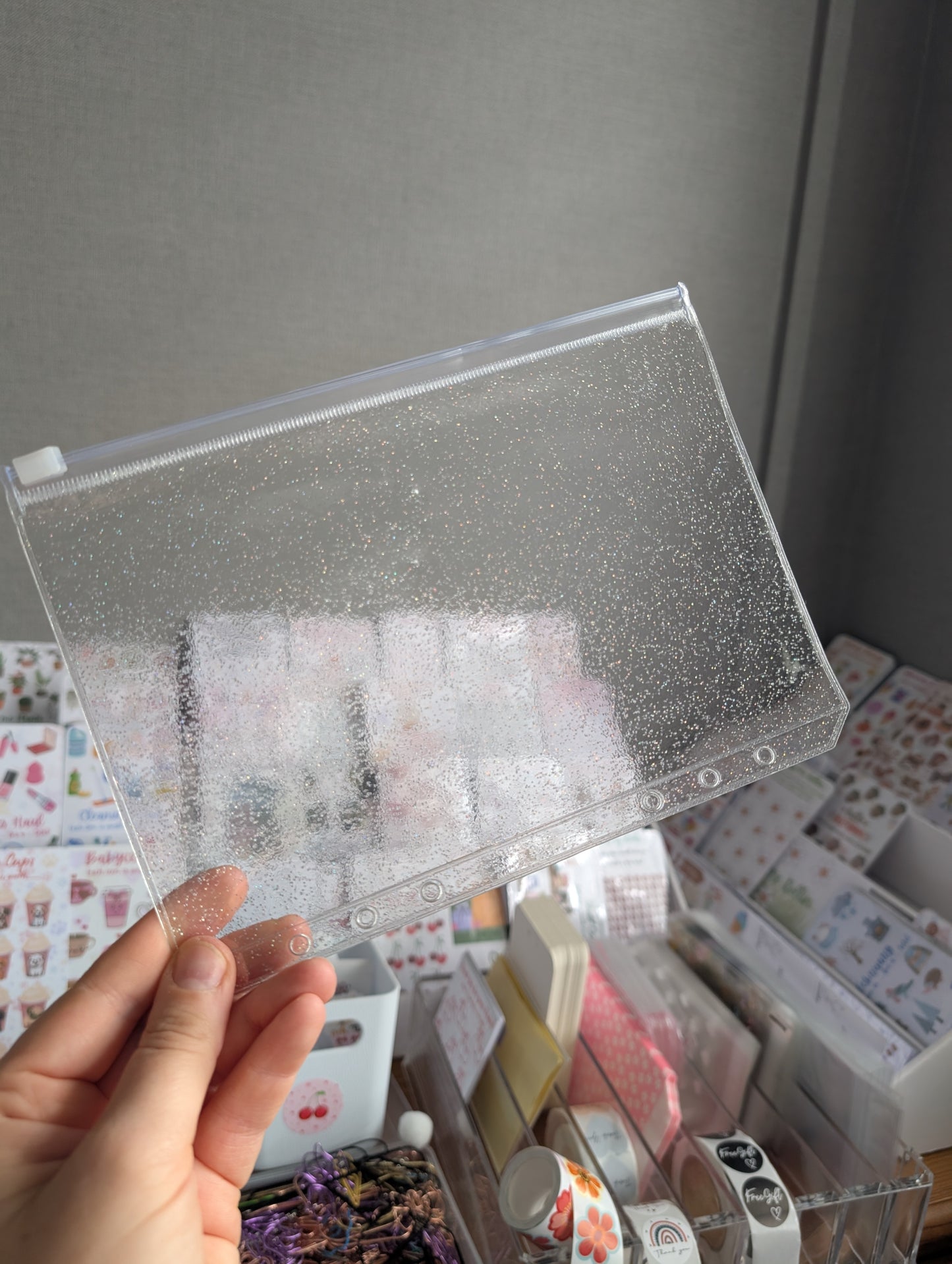 A5 & A7 Sparkle Zip Envelopes