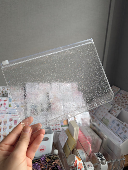 A5 & A7 Sparkle Zip Envelopes