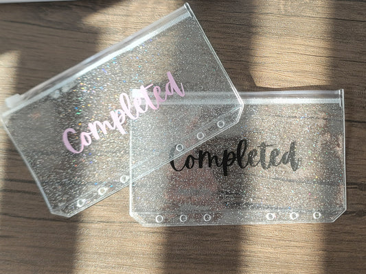 COMPLETED Sparkle A6 Zip Envelope