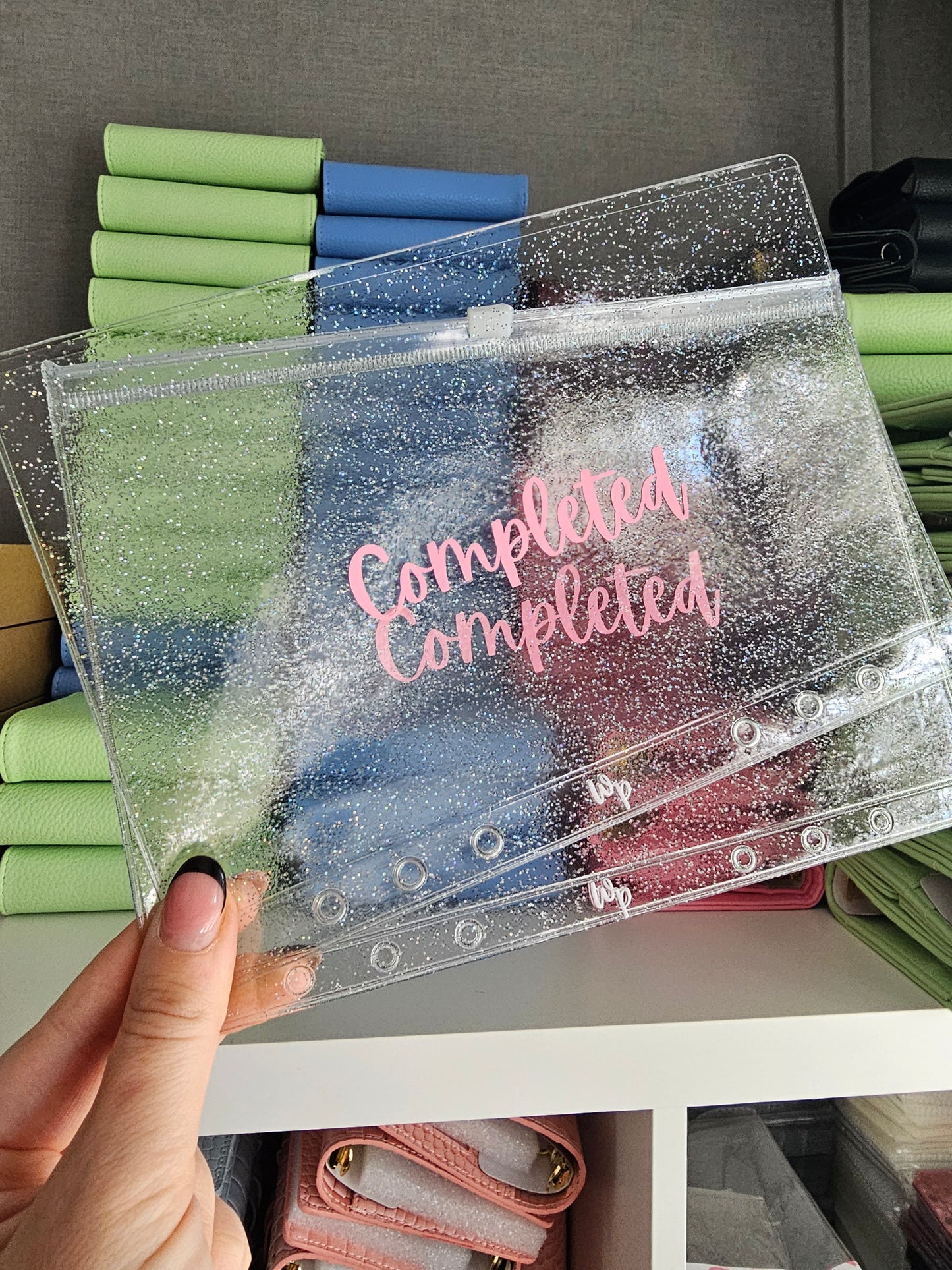 Completed Cash Envelope Clear Sparkle