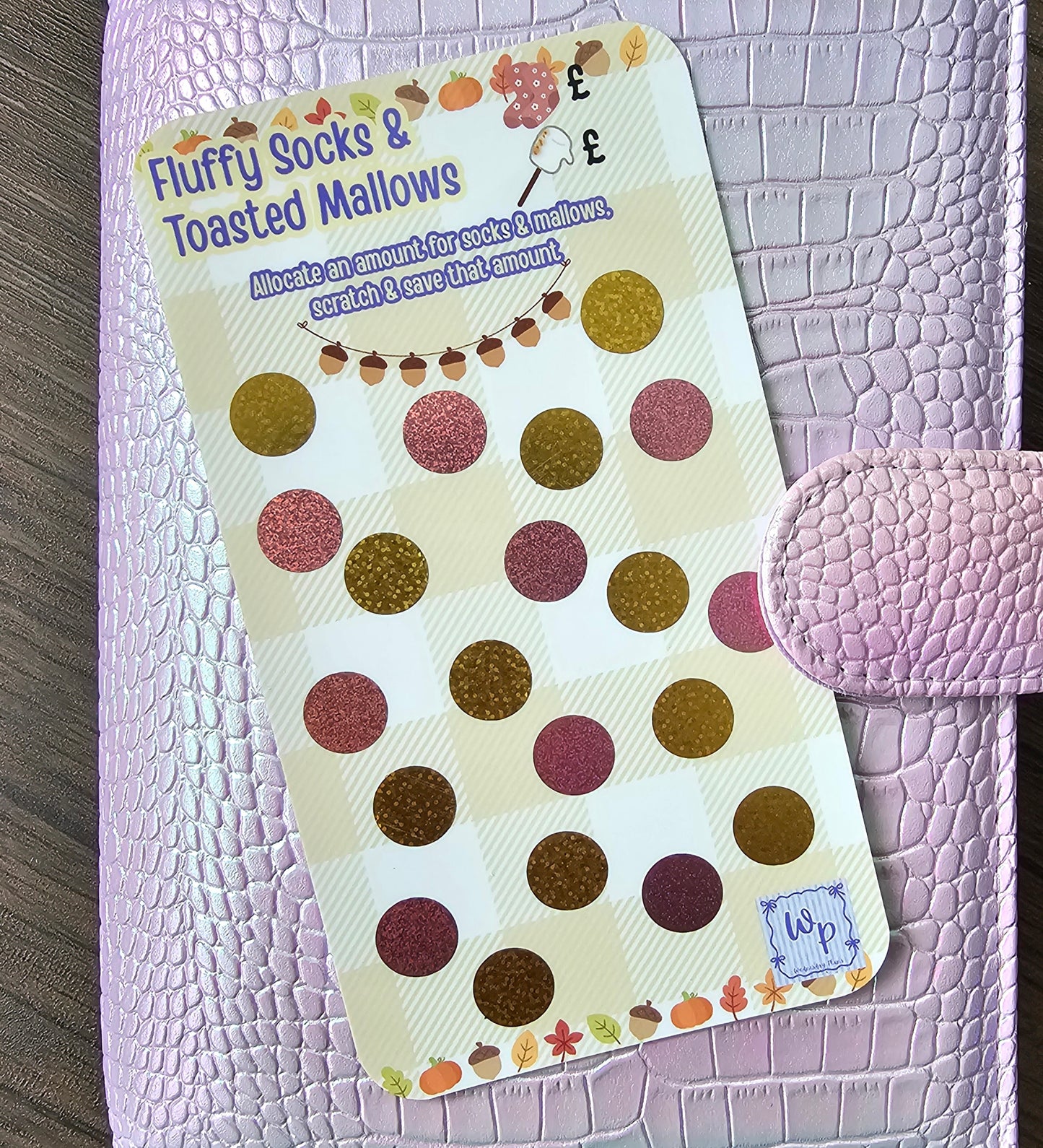 Fluffy Socks & Toasted Mallows Scratch off Savings Game