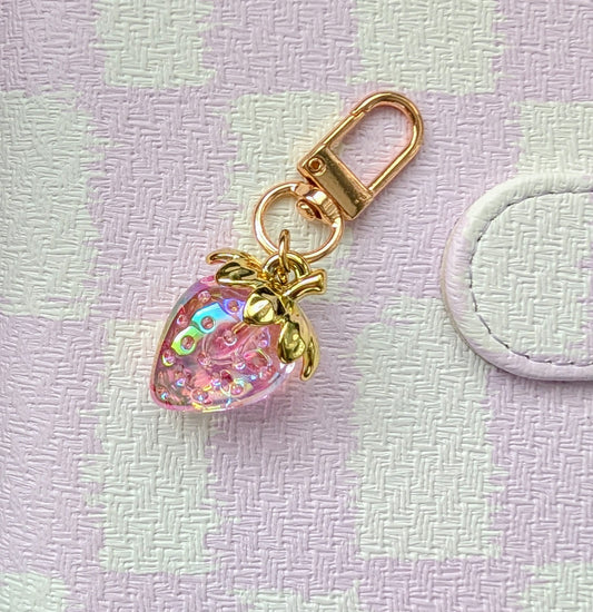 Pink Strawberry Charm