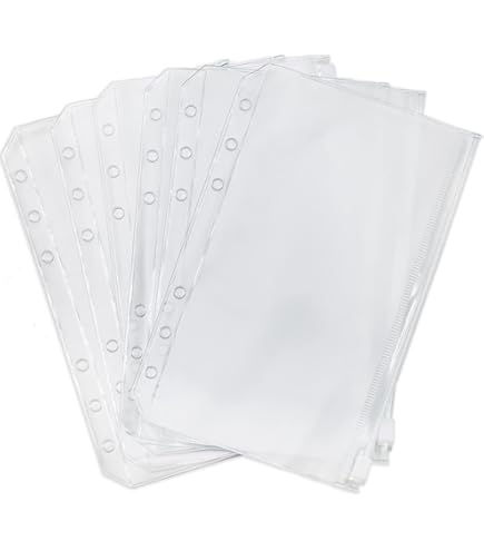 A6 Frosted Zipped Envelopes