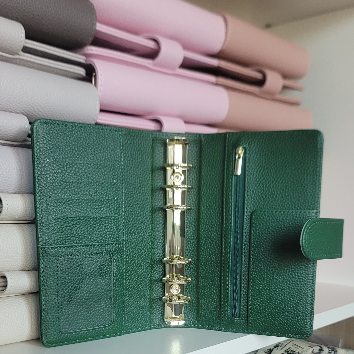 A6 Luxe Pebble Ring Binder