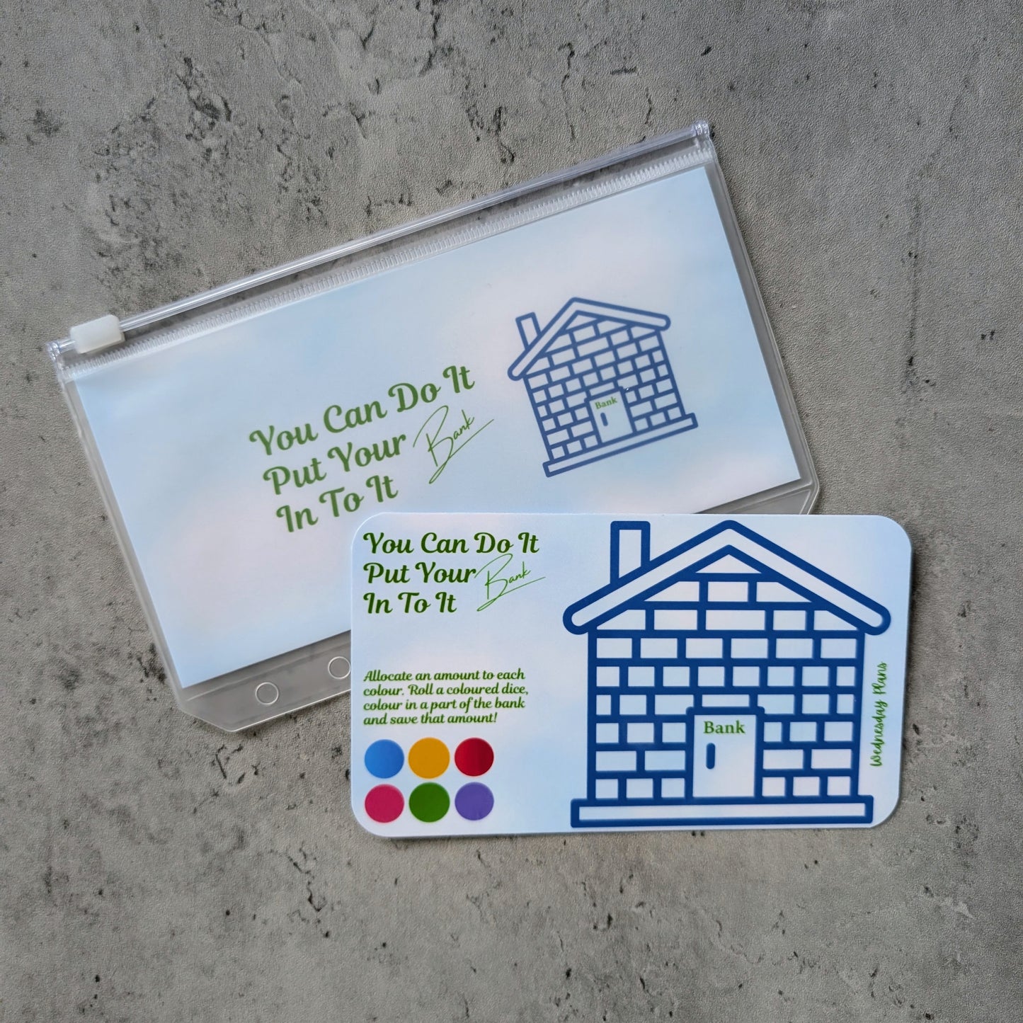 You Can Do It Put Your Bank In To It -Savings game