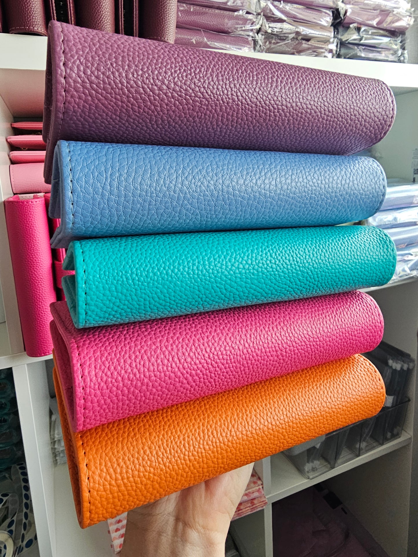 SAVANNA- A6 Luxe Pebble Ring Binder