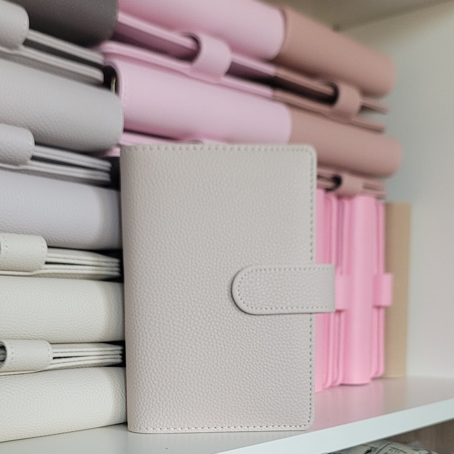 A6 Luxe Pebble Ring Binder