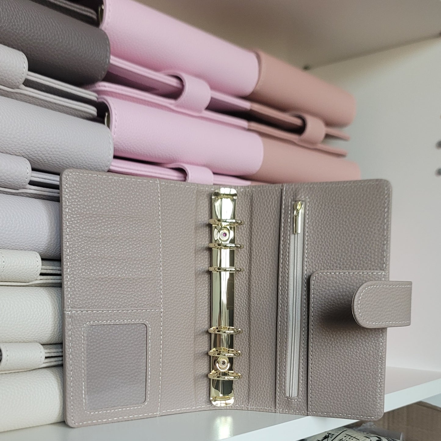 A6 Luxe Pebble Ring Binder