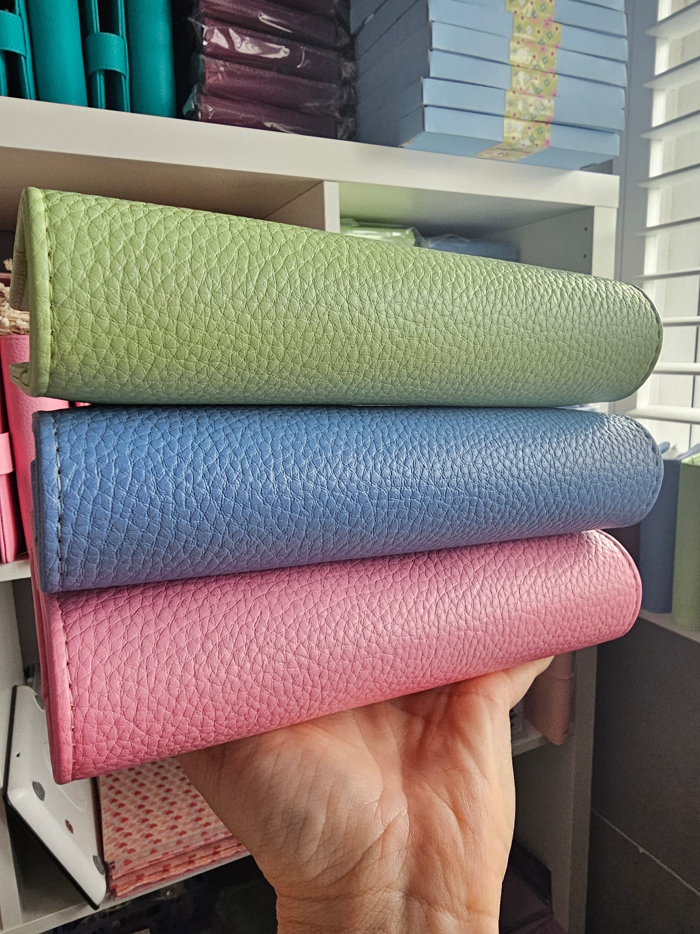 SAVANNA- A6 Luxe Pebble Ring Binder