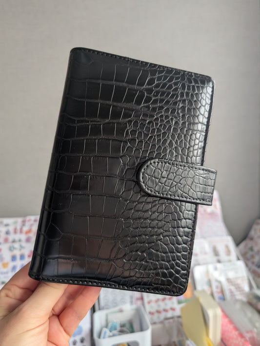 A6 FAUX CROC Binders