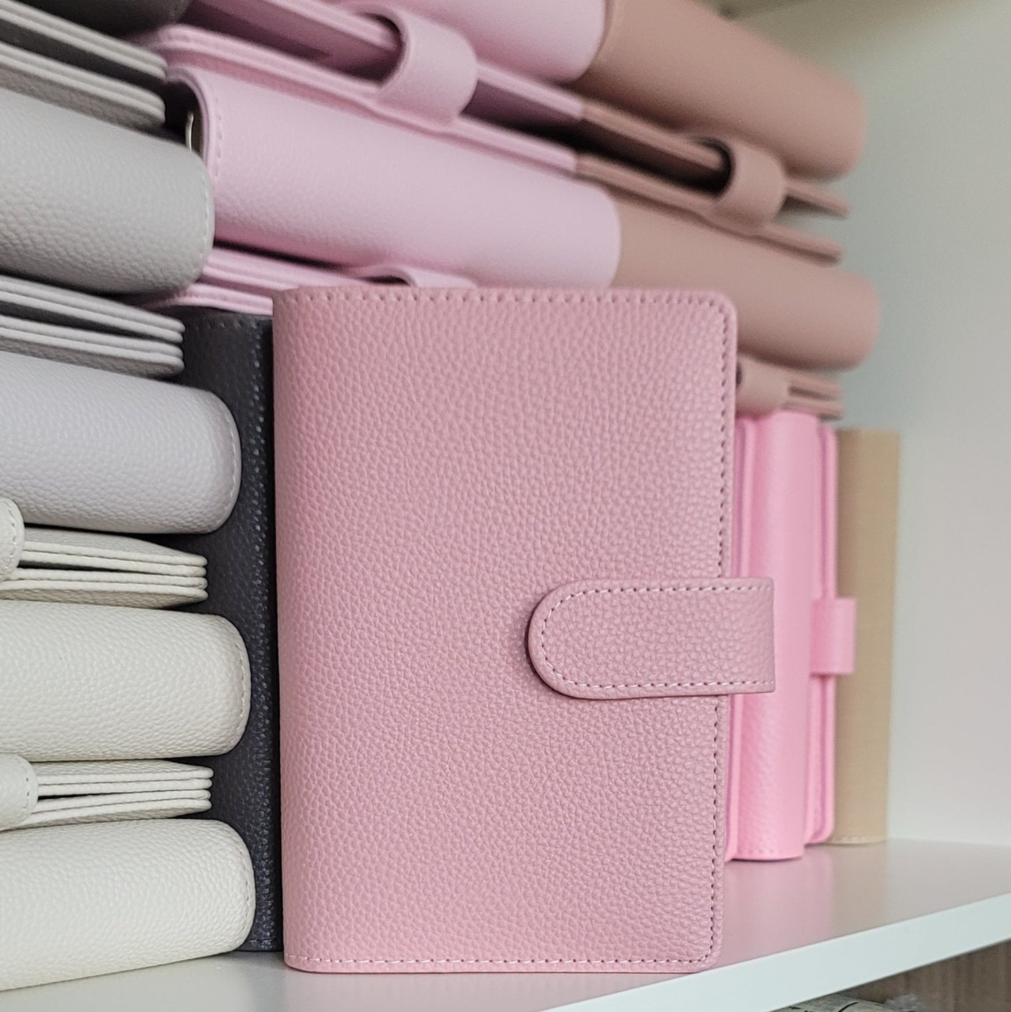A6 Luxe Pebble Ring Binder