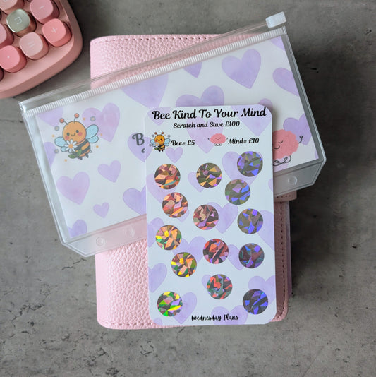 Bee Kind To Your Mind Scratch and save savings game